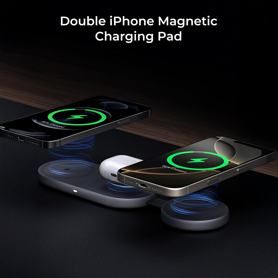 LC-MC314 Qi2.25W Foldable 3-in-1 Magnetic Fast Wireless Charger