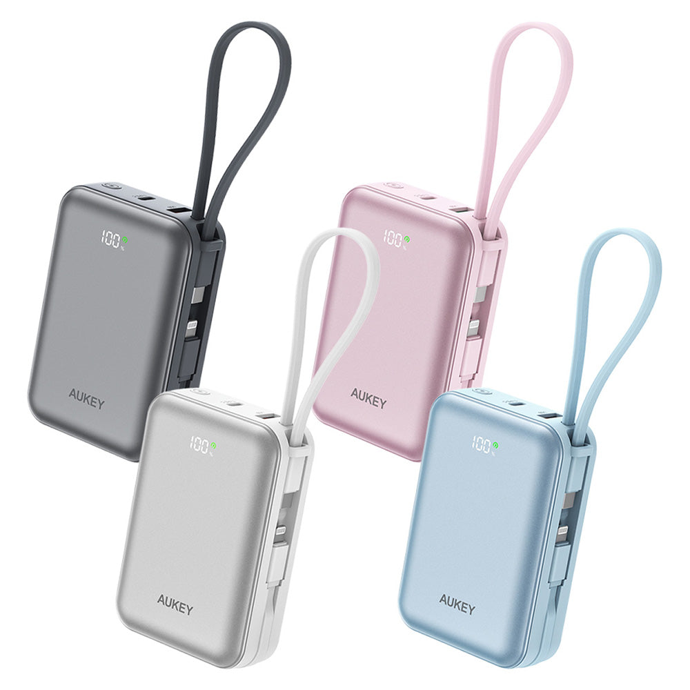 PB-Y92L 20K mAh 35W Swivel Mini L Power Bank with USB C and Lightning Cable - CCC Certification