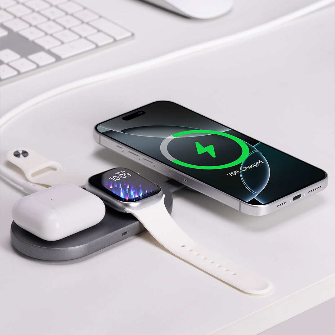 LC-MC313 MagFusion C 3-in-1 Qi2 Foldable Wireless Charging Station