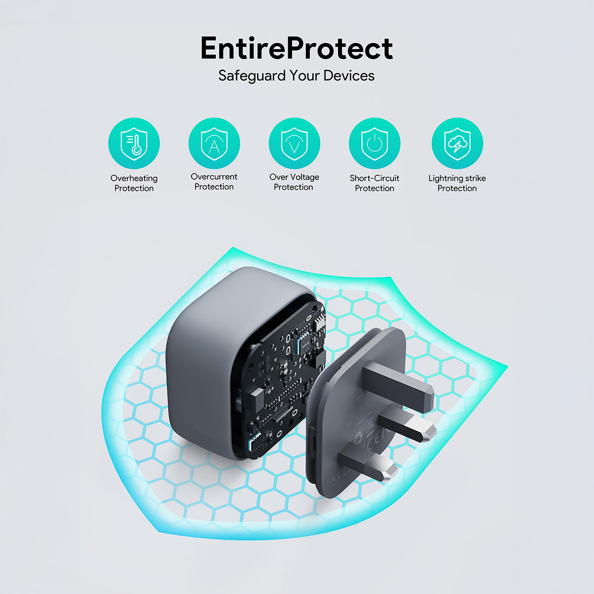 PA-C1 Comet 30W PD Wall Charger with GaN Technology