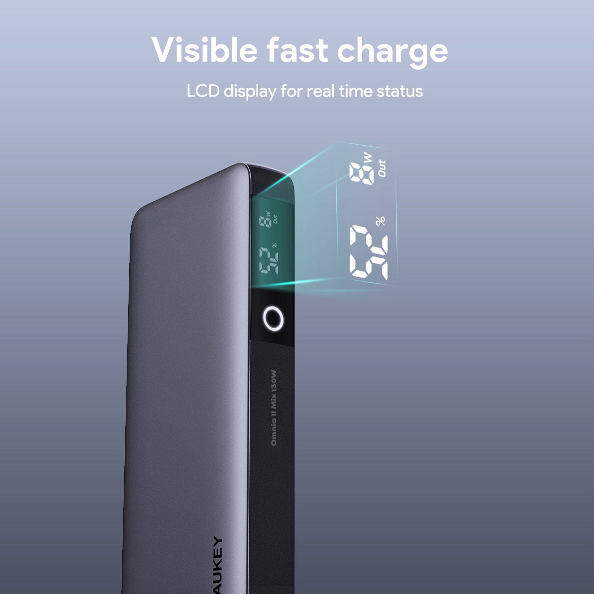 PB-Y43P Sprint X 130W PD 20K mAh Fast Charging USB C PD 3.0 Power Bank