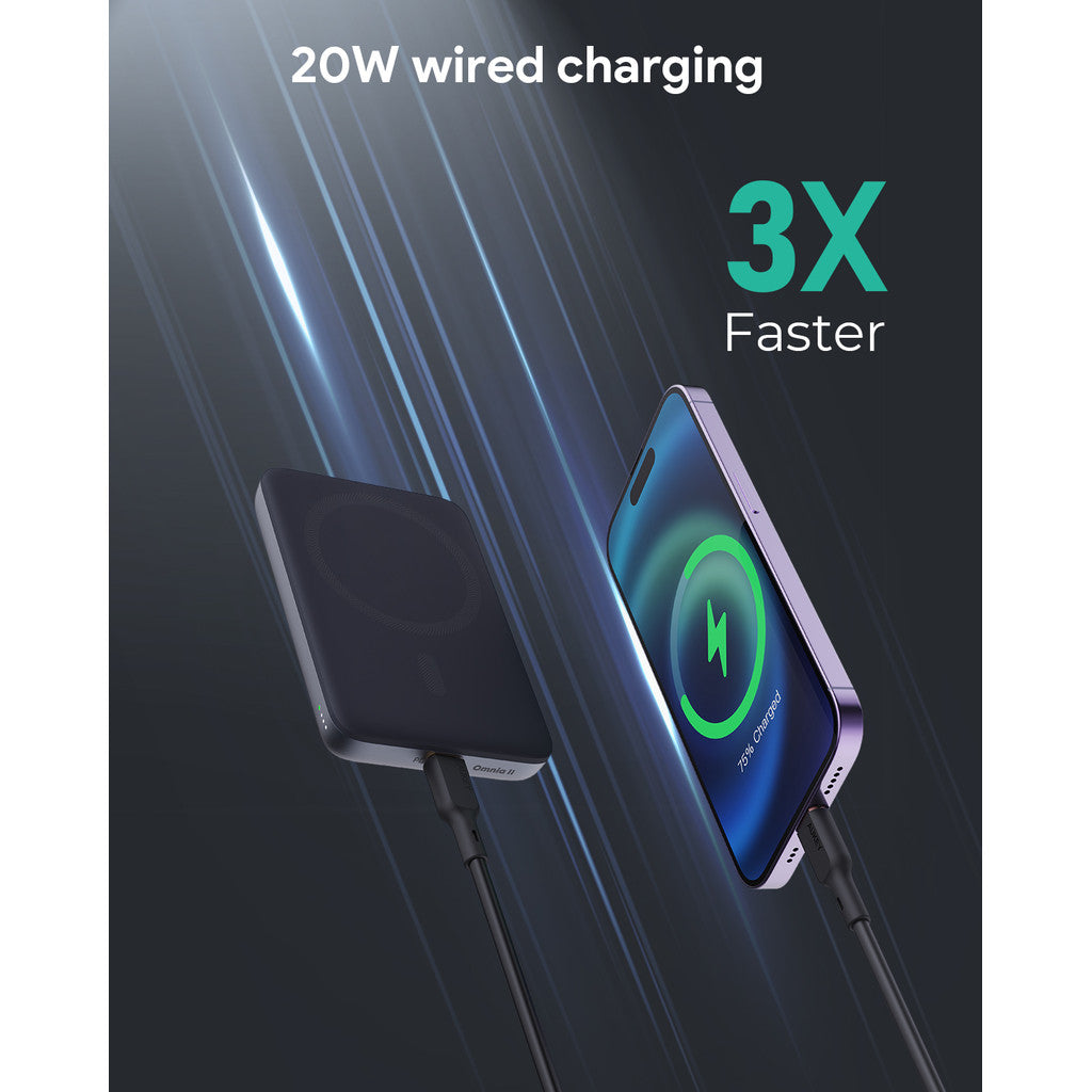PB-MS05 Magfusion 6700mAh 20W Qi2 Magnetic Wireless Charging Power Bank