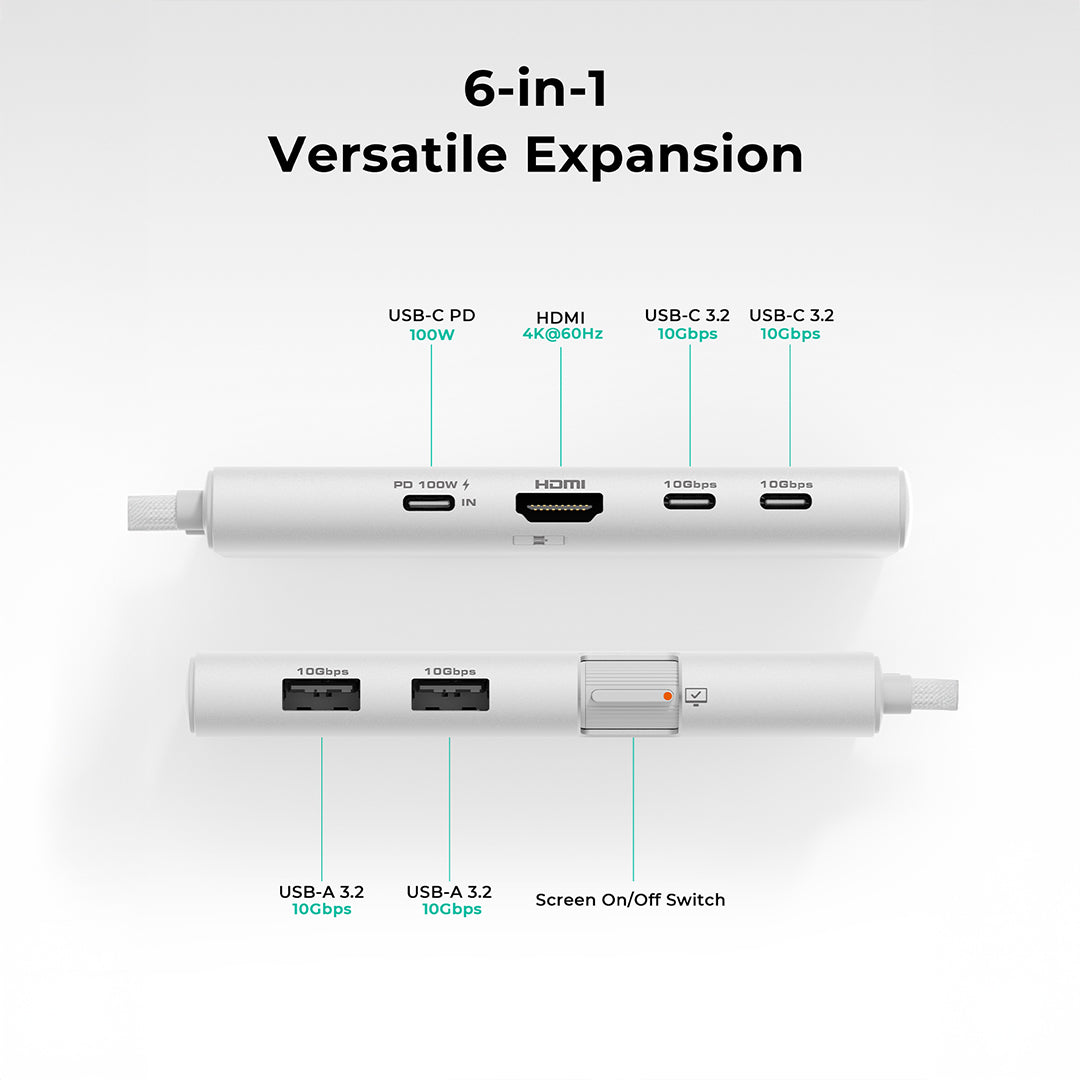 UH-CUH02 OfficeDok 6-in-1 USB-C Hub