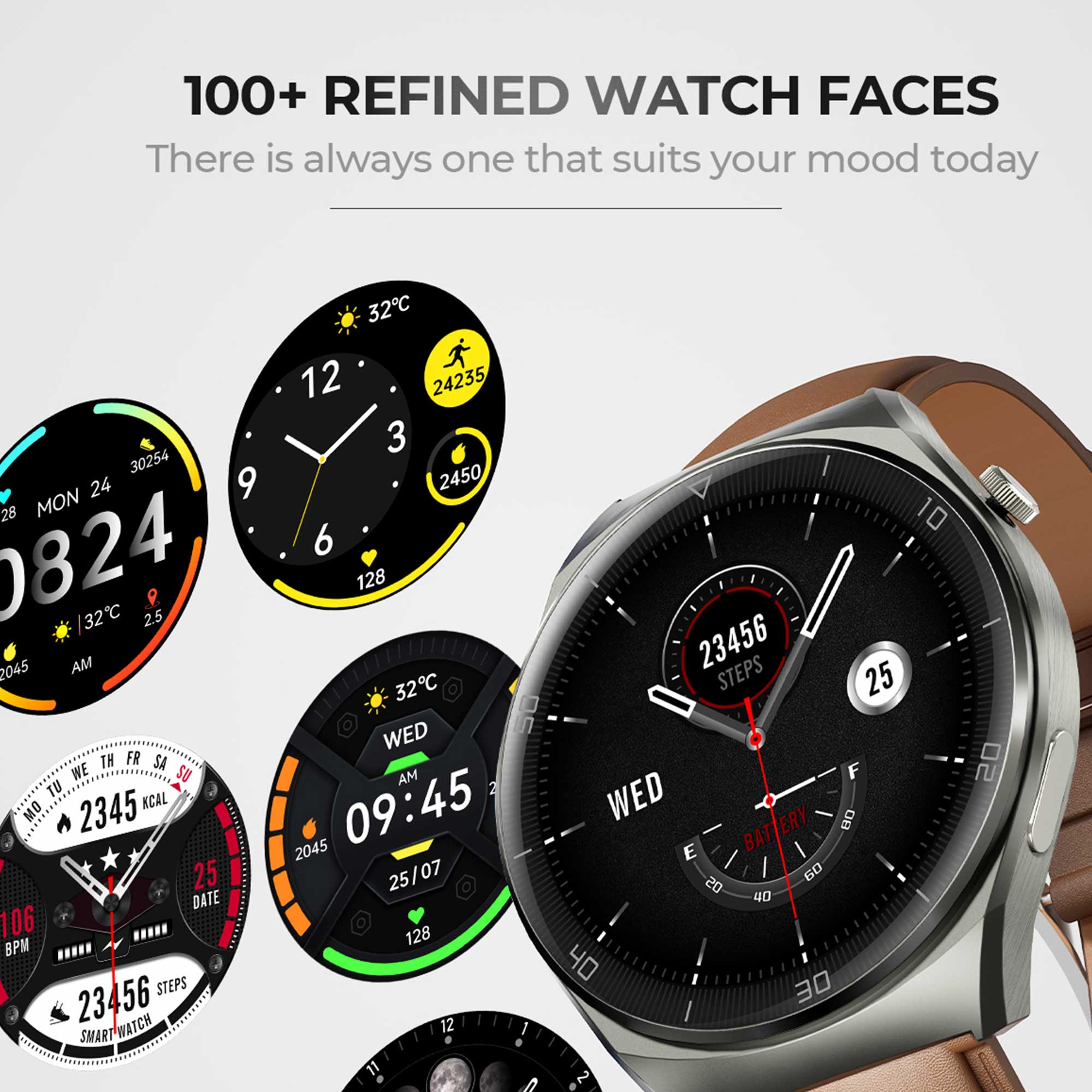 SW-2U Alloy Frame Amoled Display Smart Watch