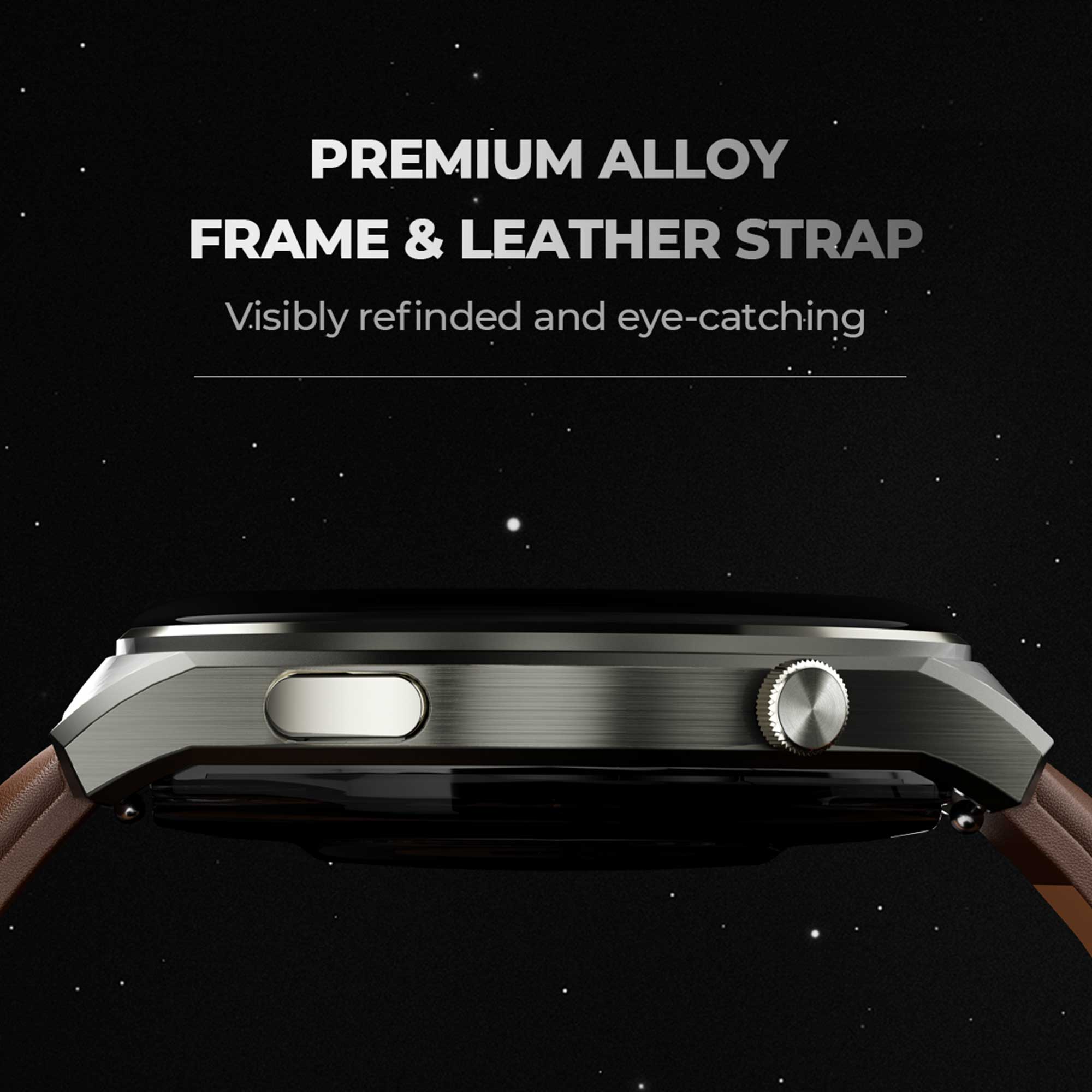 SW-2U Alloy Frame Amoled Display Smart Watch