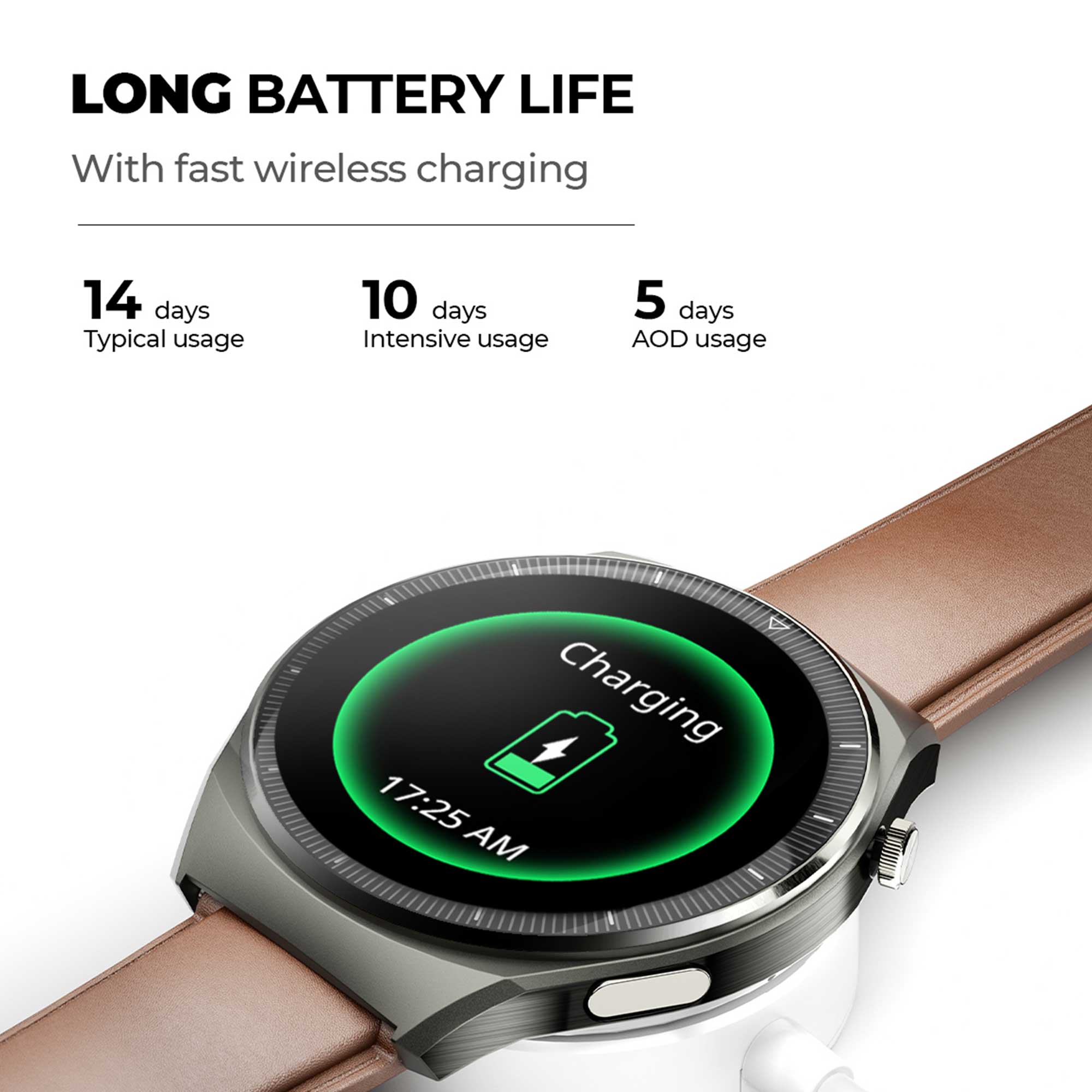 SW-2U Alloy Frame Amoled Display Smart Watch