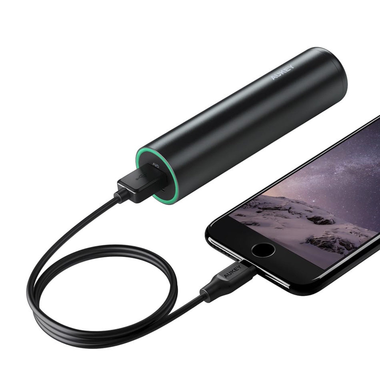 AUKEY PB-T13 5000mAh Ultra Slim Apple MFI Power Bank With Lightning Input - Aukey Malaysia Official Store