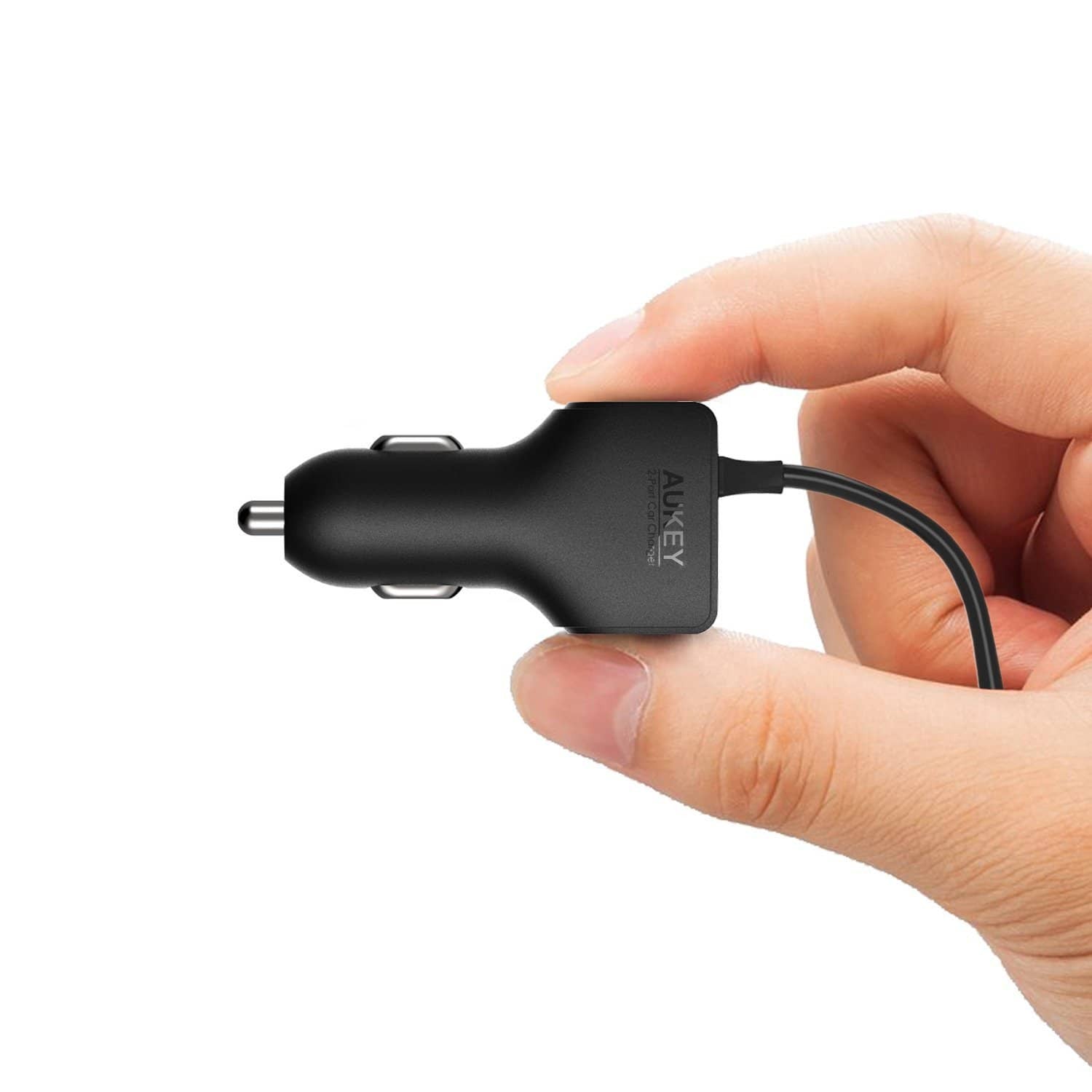 AUKEY CC-Y4 27W 5.4A AiPOWER USB-C Car Charger With TYPE-C Cable - Aukey Malaysia Official Store