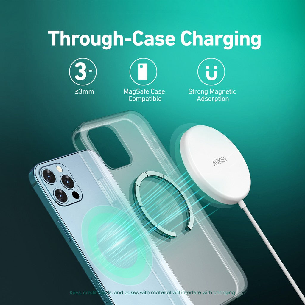 LC-A1 Aircore 15W Qi-Compatible Fast Wireless Charging USB C Wire Magsafe Compatible