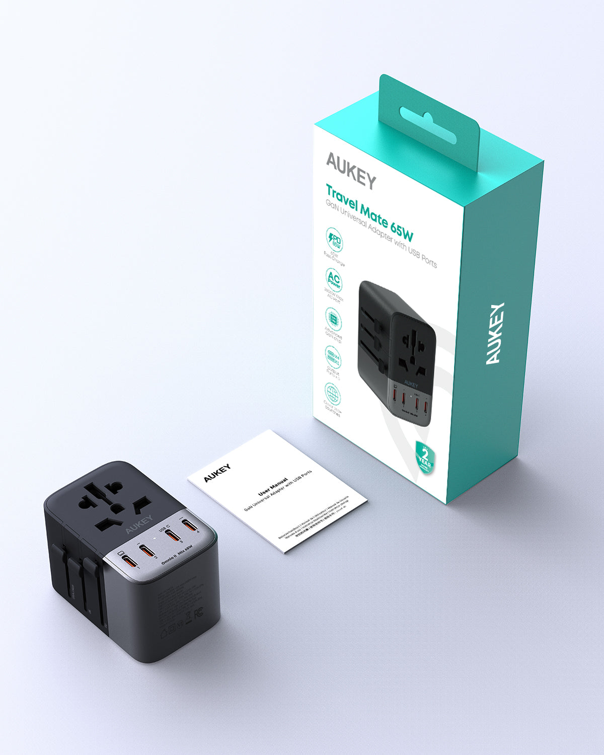 PA-TA08A 65W Travel Mate Universal Adapter