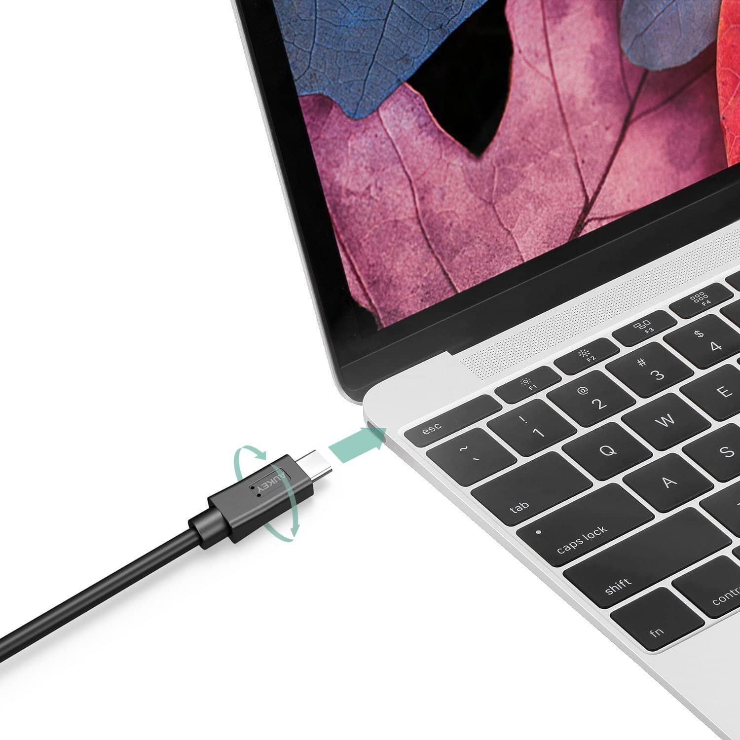 AUKEY CB-C10 Super Speed USB 3.0 to USB-C 1 Meter Cable - Aukey Malaysia Official Store