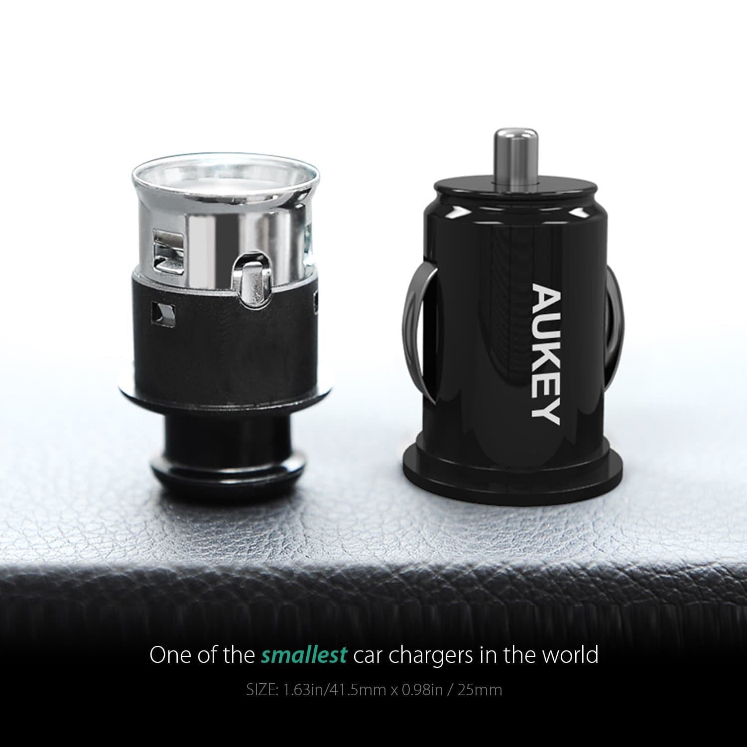 AUKEY CC-S1 Universal True AiPOWER 24W 4.8A Dual Port Car Charger - Aukey Malaysia Official Store