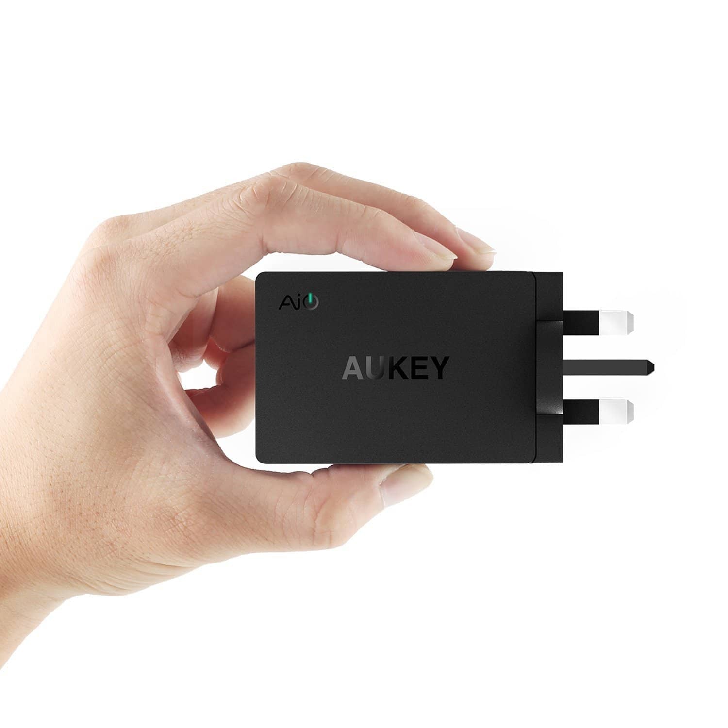 AUKEY PA-T2 42W 3 USB Ports Qualcomm Quick Charge 2.0 Charger - Aukey Malaysia Official Store