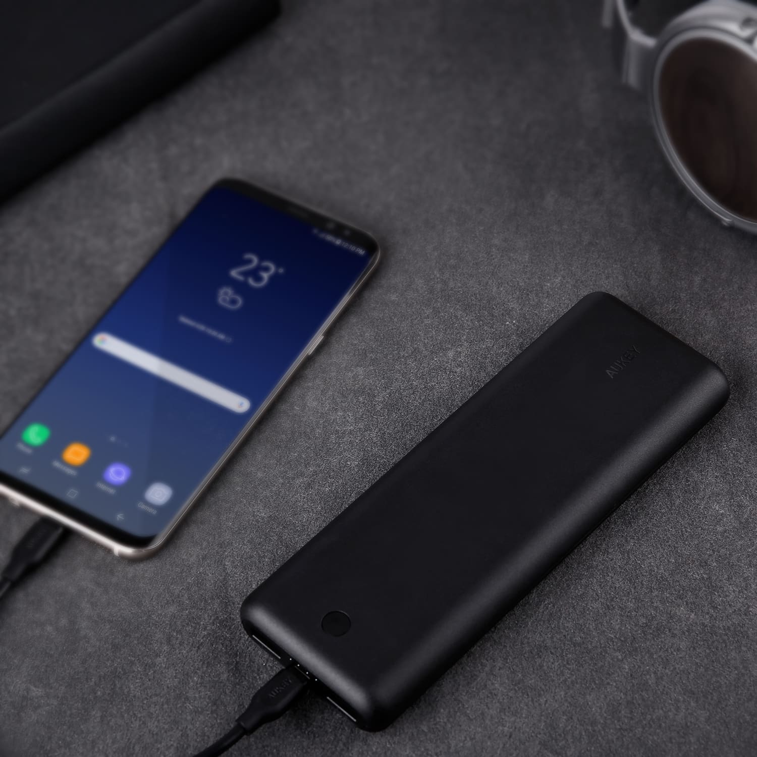 AUKEY PB-BY20 20100mAh Power Force Series USB C Power Bank - Aukey Malaysia Official Store