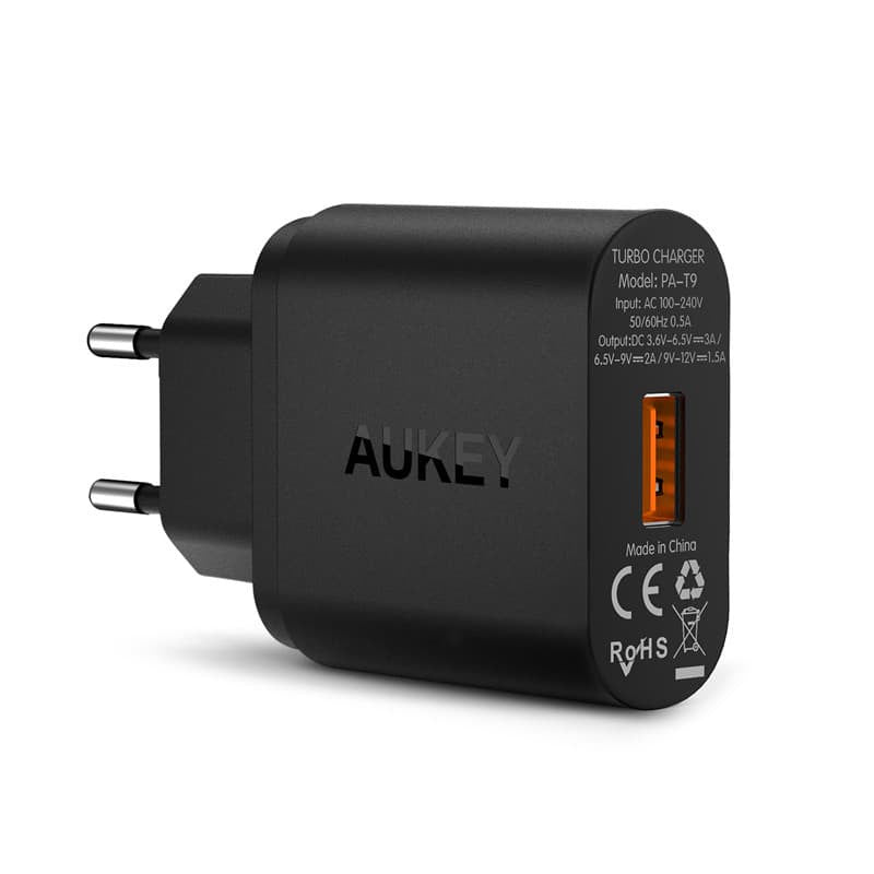 AUKEY PA-T9 Qualcomm Quick Charge 3.0 Travel Charger - Aukey Malaysia Official Store