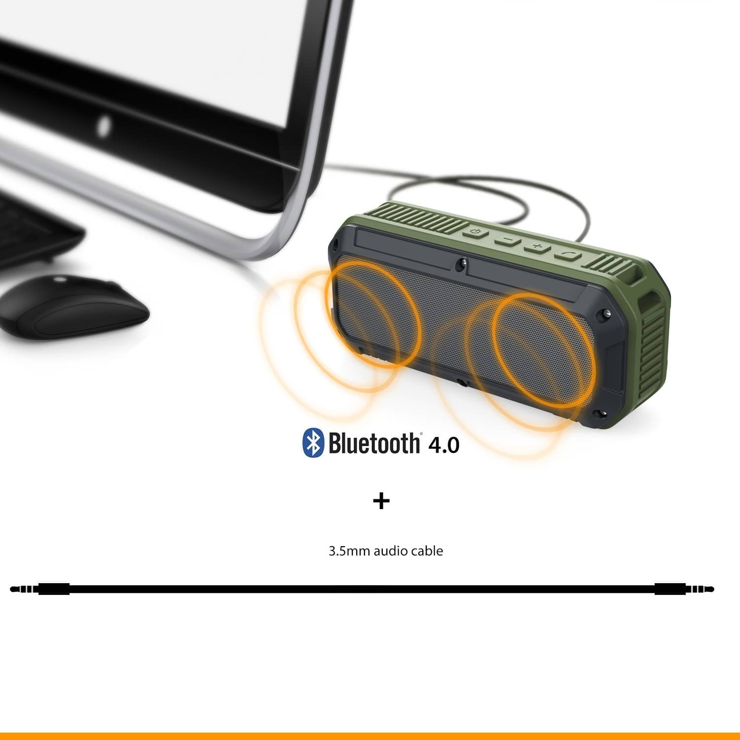 AUKEY SK-M8 IP64 Outdoor Waterproof Wireless bluetooth speaker - Aukey Malaysia Official Store