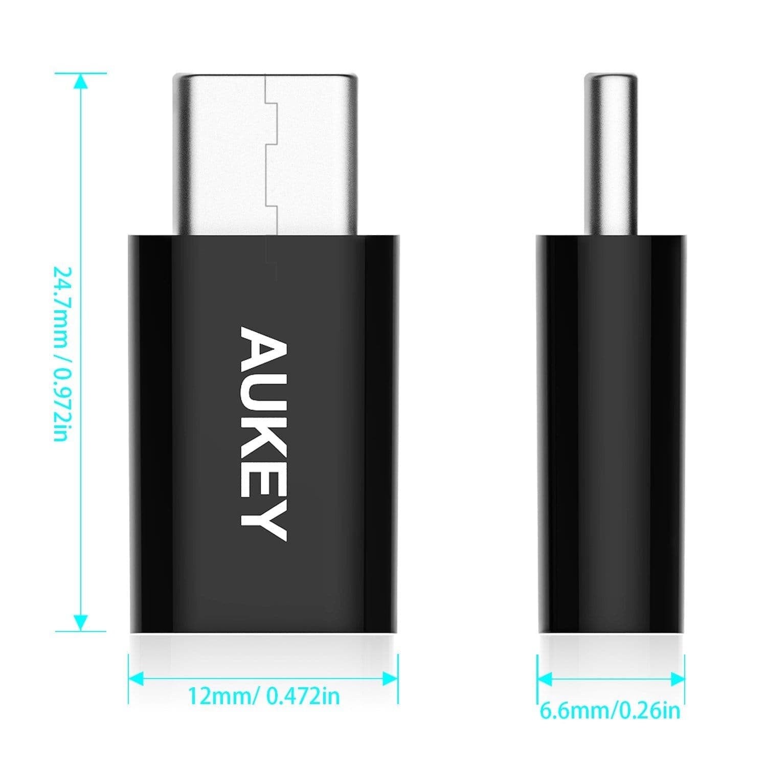 AUKEY CB-A2 USB C To Micro USB Converter (1 Pcs) - Aukey Malaysia Official Store