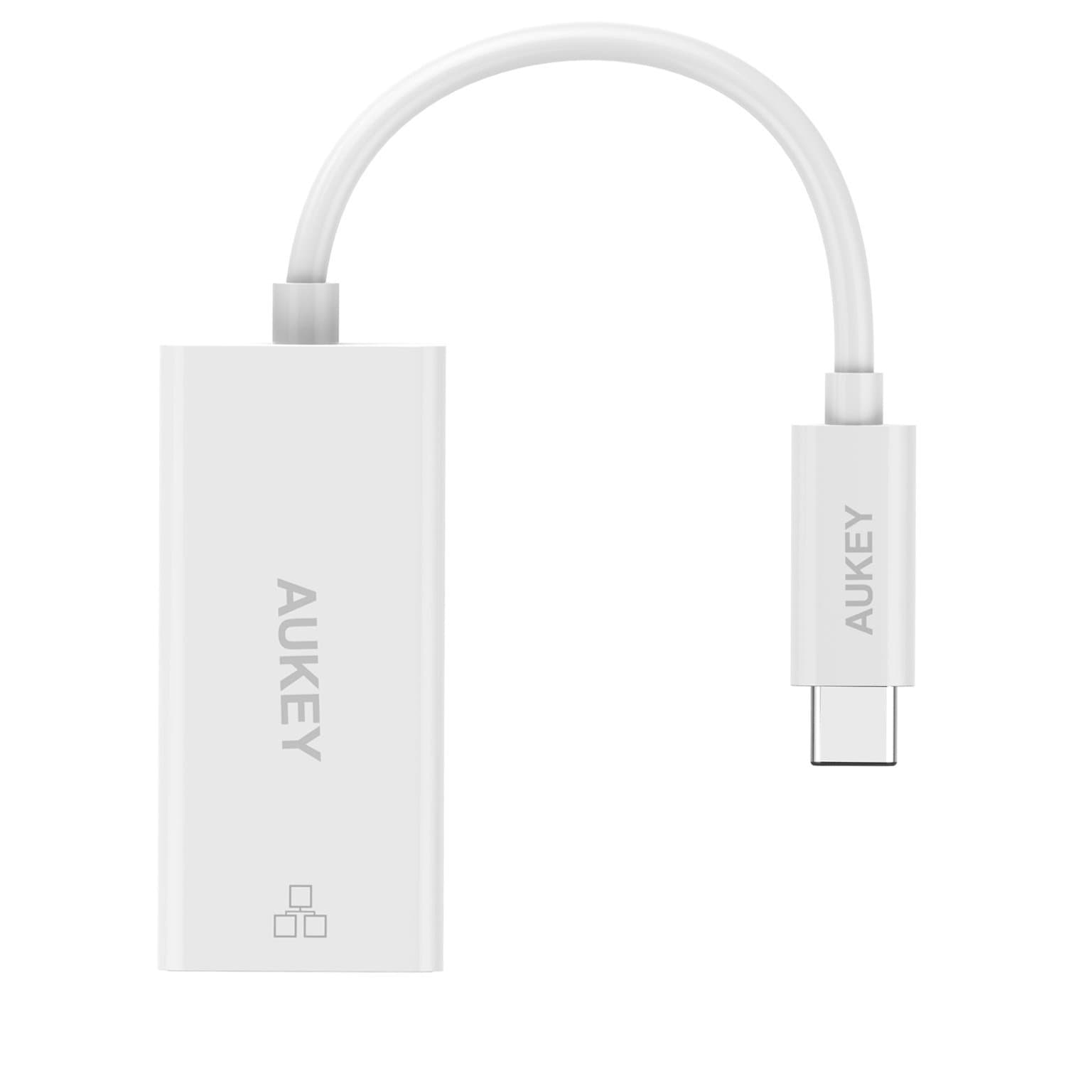 AUKEY CB-C13 USB C to RJ45 Ethernet Adapter - Aukey Malaysia Official Store