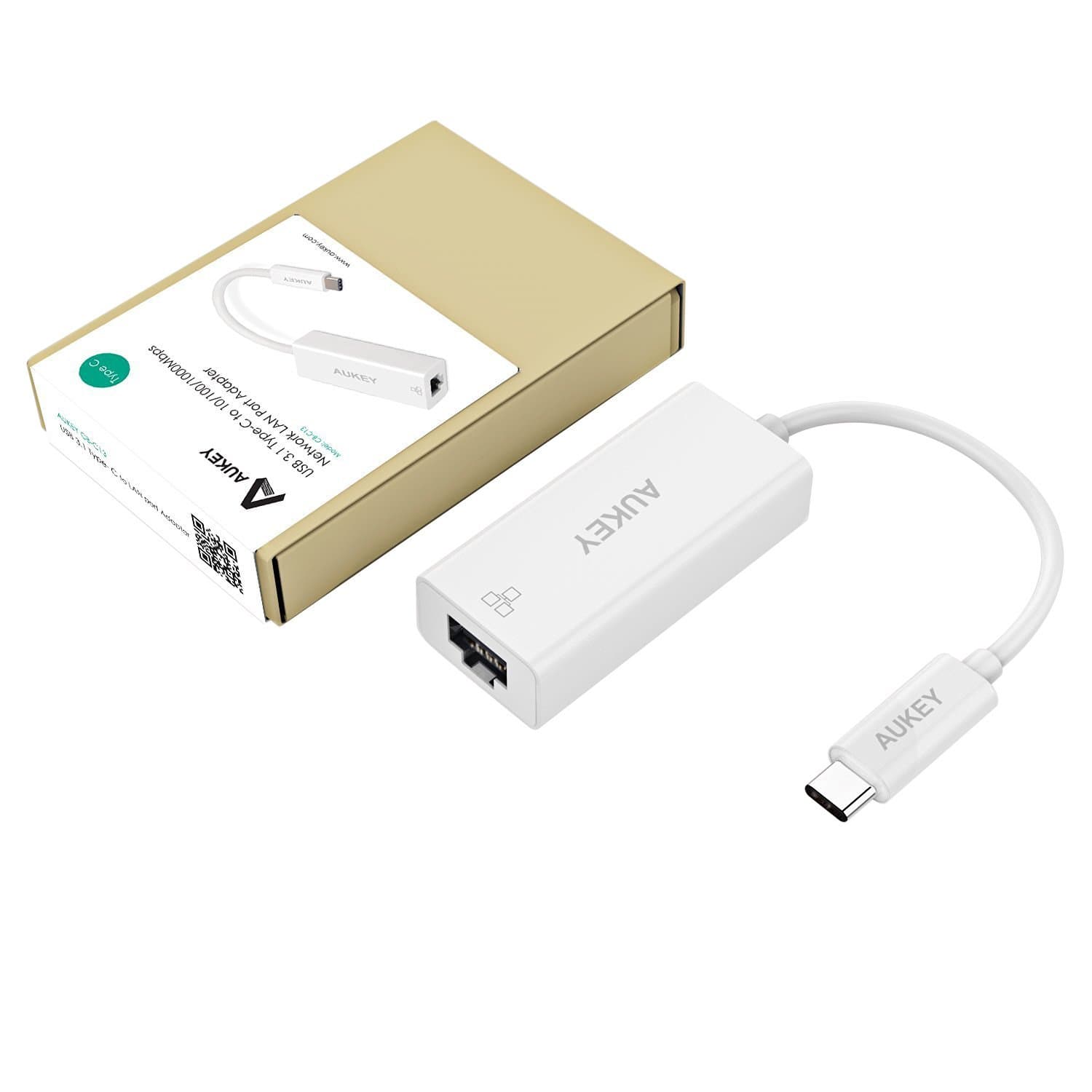 AUKEY CB-C13 USB C to RJ45 Ethernet Adapter - Aukey Malaysia Official Store