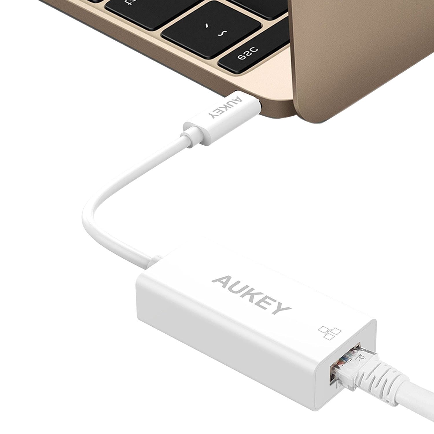 AUKEY CB-C13 USB C to RJ45 Ethernet Adapter - Aukey Malaysia Official Store