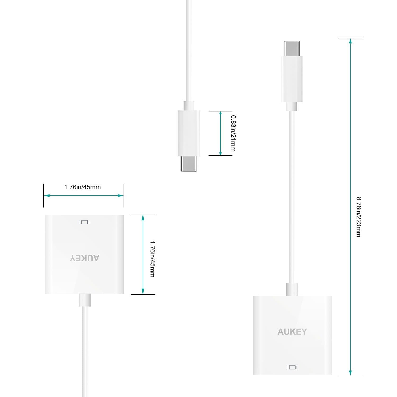 AUKEY CB-C40 USB-C to HDMI Adapter Support Up To 4k/30Hz - Aukey Malaysia Official Store