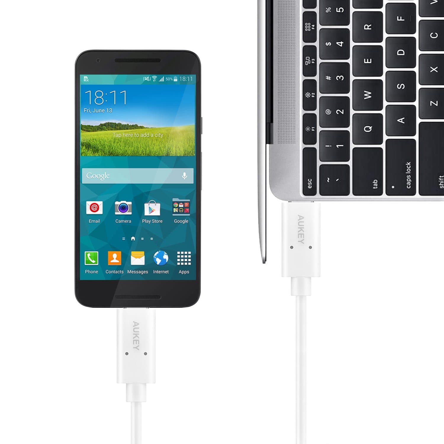 AUKEY CB-D36 USB-C To USB-C USB 3.1 Charging Cable - 2 Meter - Aukey Malaysia Official Store