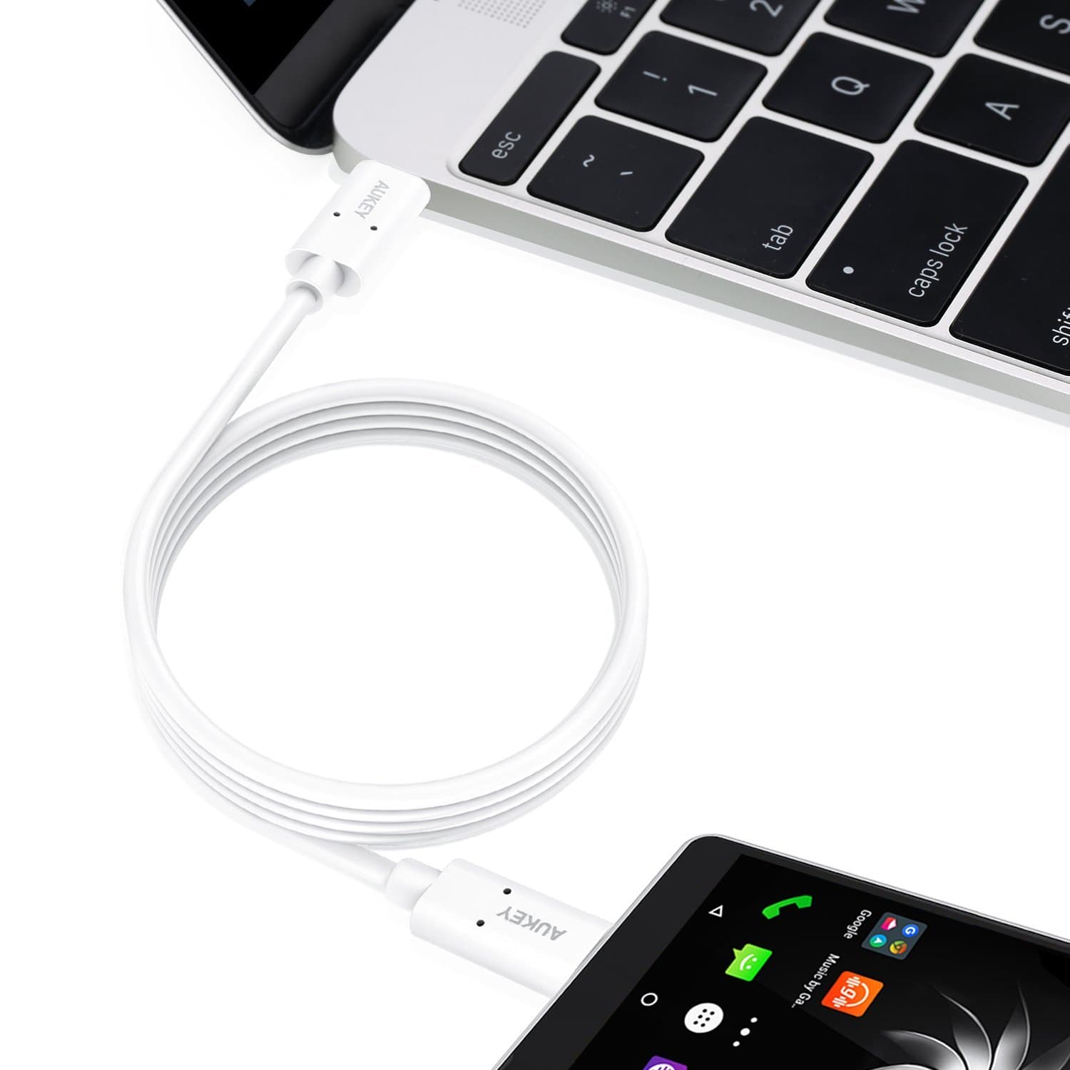 AUKEY CB-D36 USB-C To USB-C USB 3.1 Charging Cable - 2 Meter - Aukey Malaysia Official Store