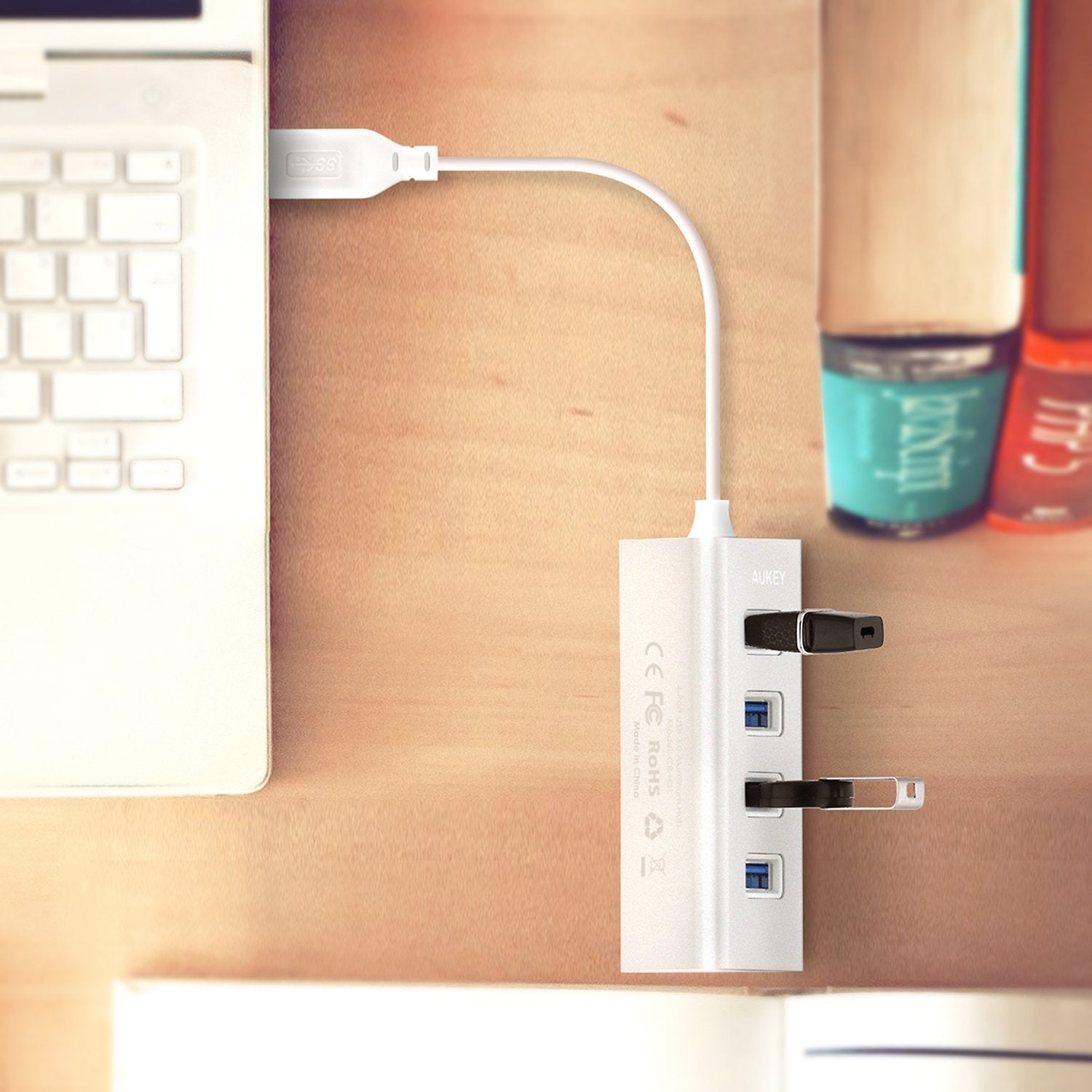 AUKEY CB-H31 4-Port USB 3.0 Hub - Aukey Malaysia Official Store