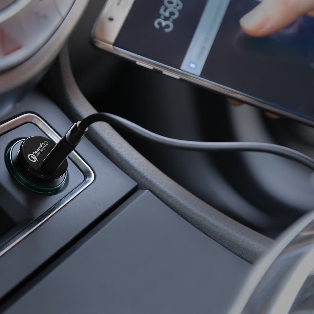 AUKEY CC-T13 18W Single Port Qualcomm Quick Charge 3.0 Car Charger - Aukey Malaysia Official Store