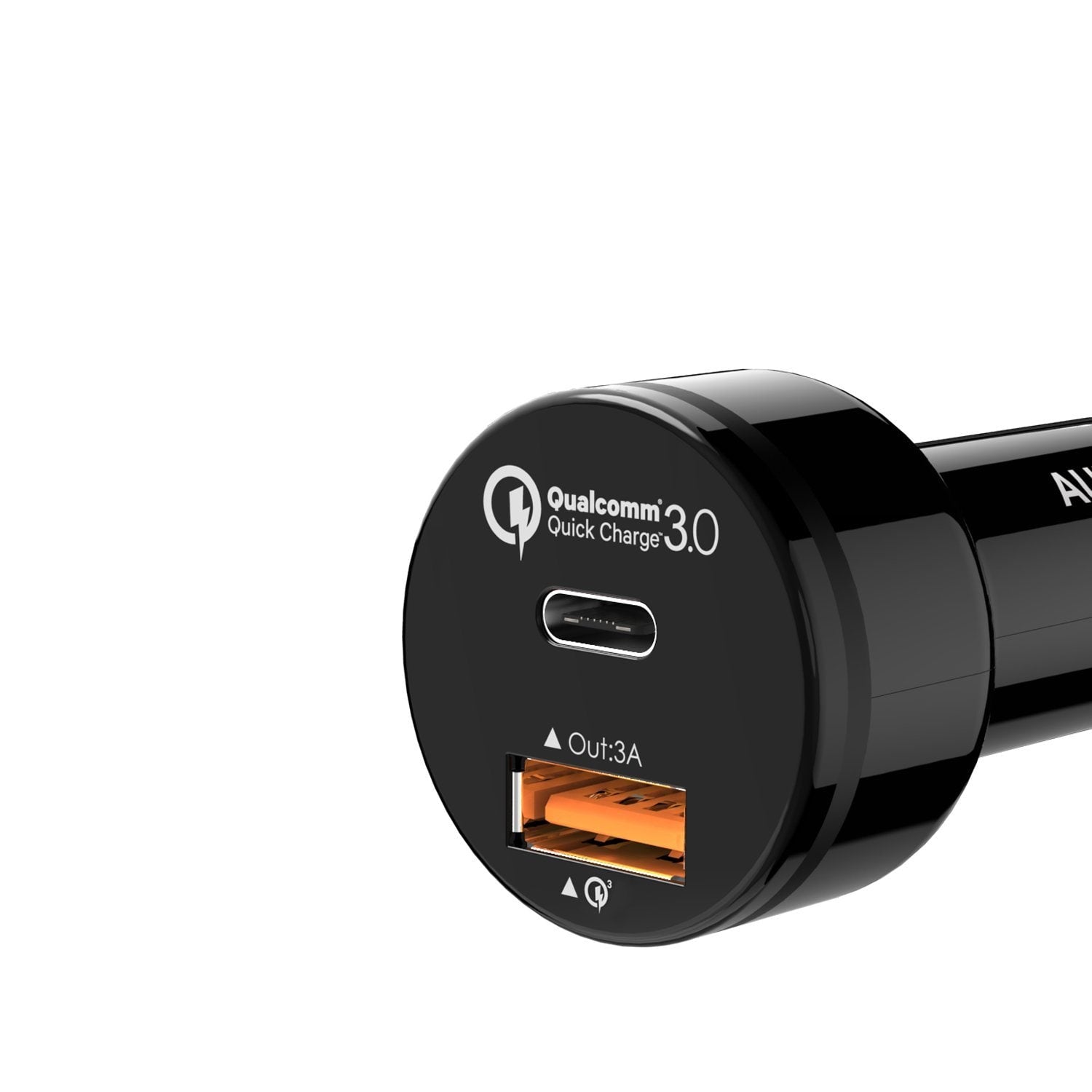 AUKEY CC-Y1 33W USB C & Qualcomm Quick Charge 3.0 Car Charger - Aukey Malaysia Official Store