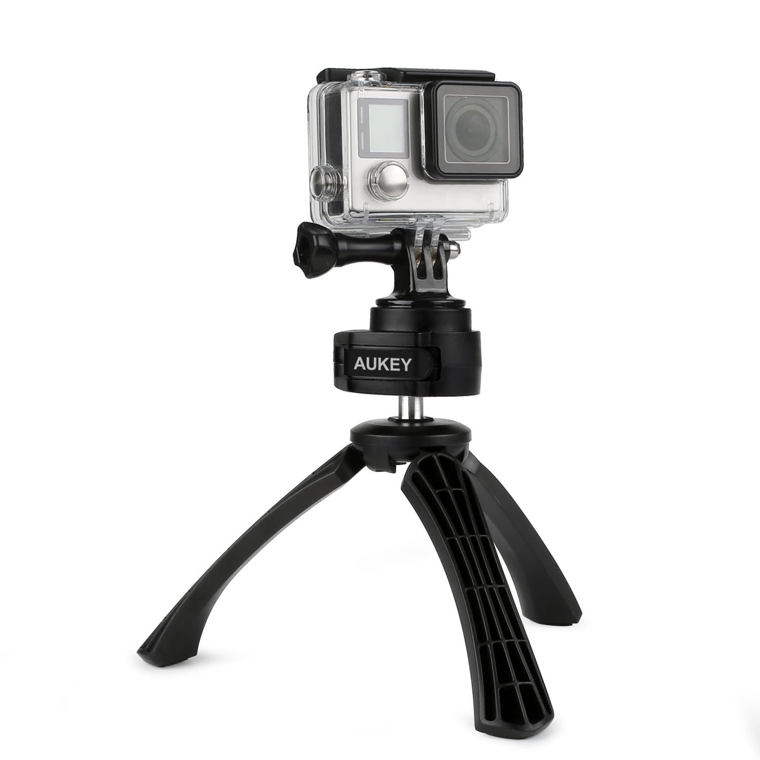 AUKEY CP-T01 Mini Tripod With Smartphone Mount - Aukey Malaysia Official Store