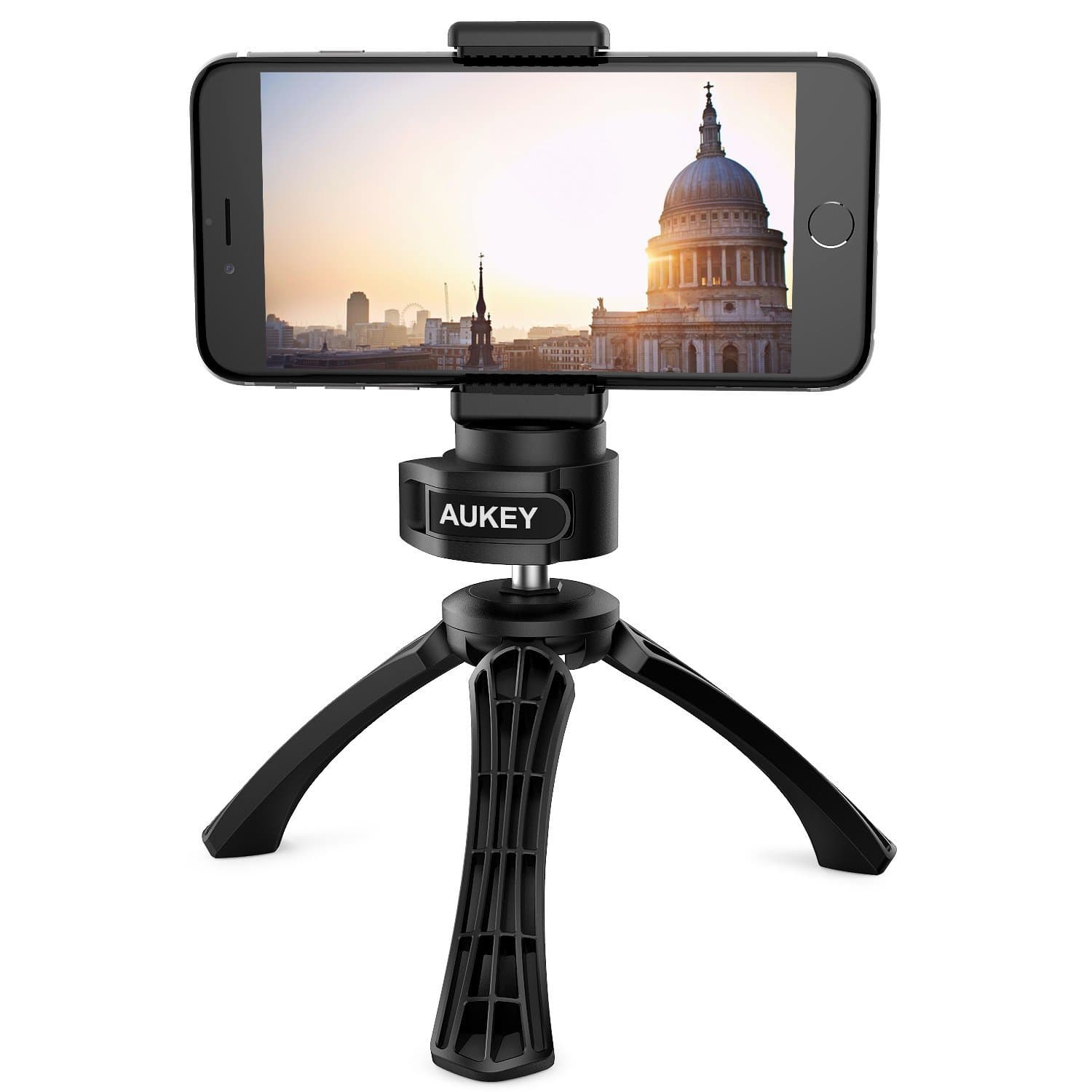 AUKEY CP-T01 Mini Tripod With Smartphone Mount - Aukey Malaysia Official Store