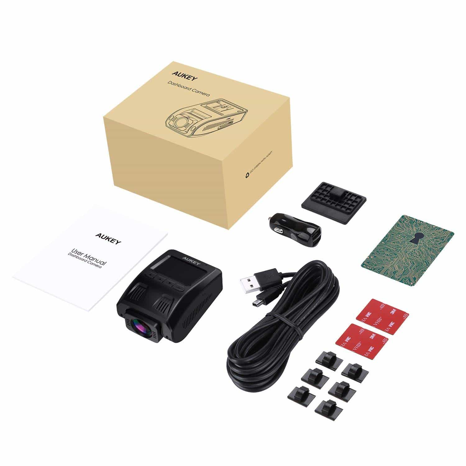 DR02 Full HD 170 FOV Wide Angle Night Vision Dashboard Camera Recorder