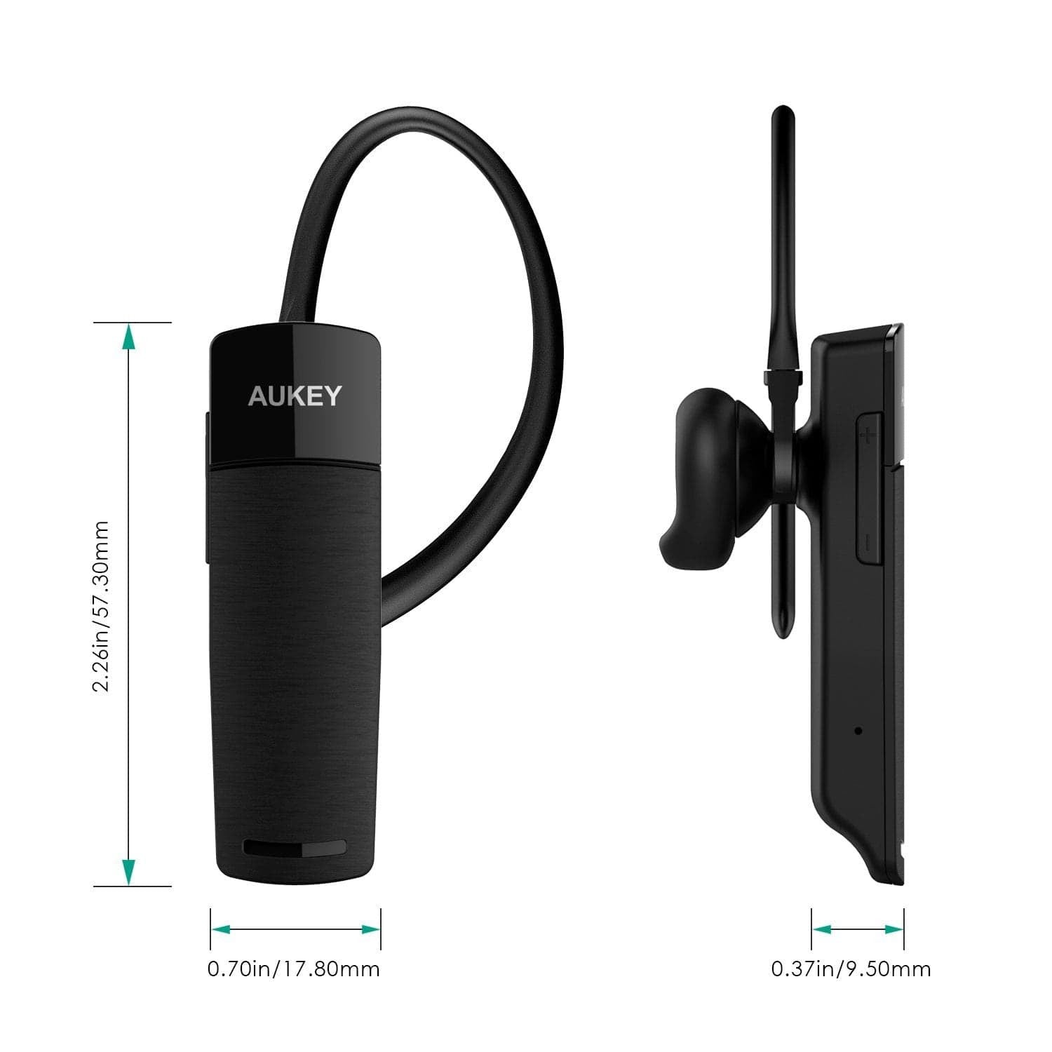 AUKEY EP-B19 Ultra Light Bluetooth 4.1 HD Stereo Earphone - Aukey Malaysia Official Store