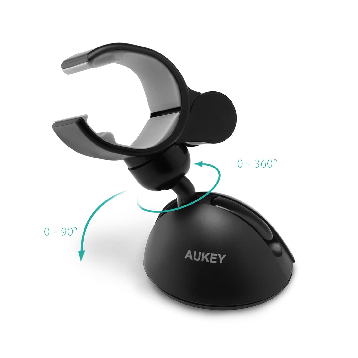 AUKEY HD-C11 Windshield Dashboard 360 Degree Rotating Universal Car Mount Holder - Aukey Malaysia Official Store