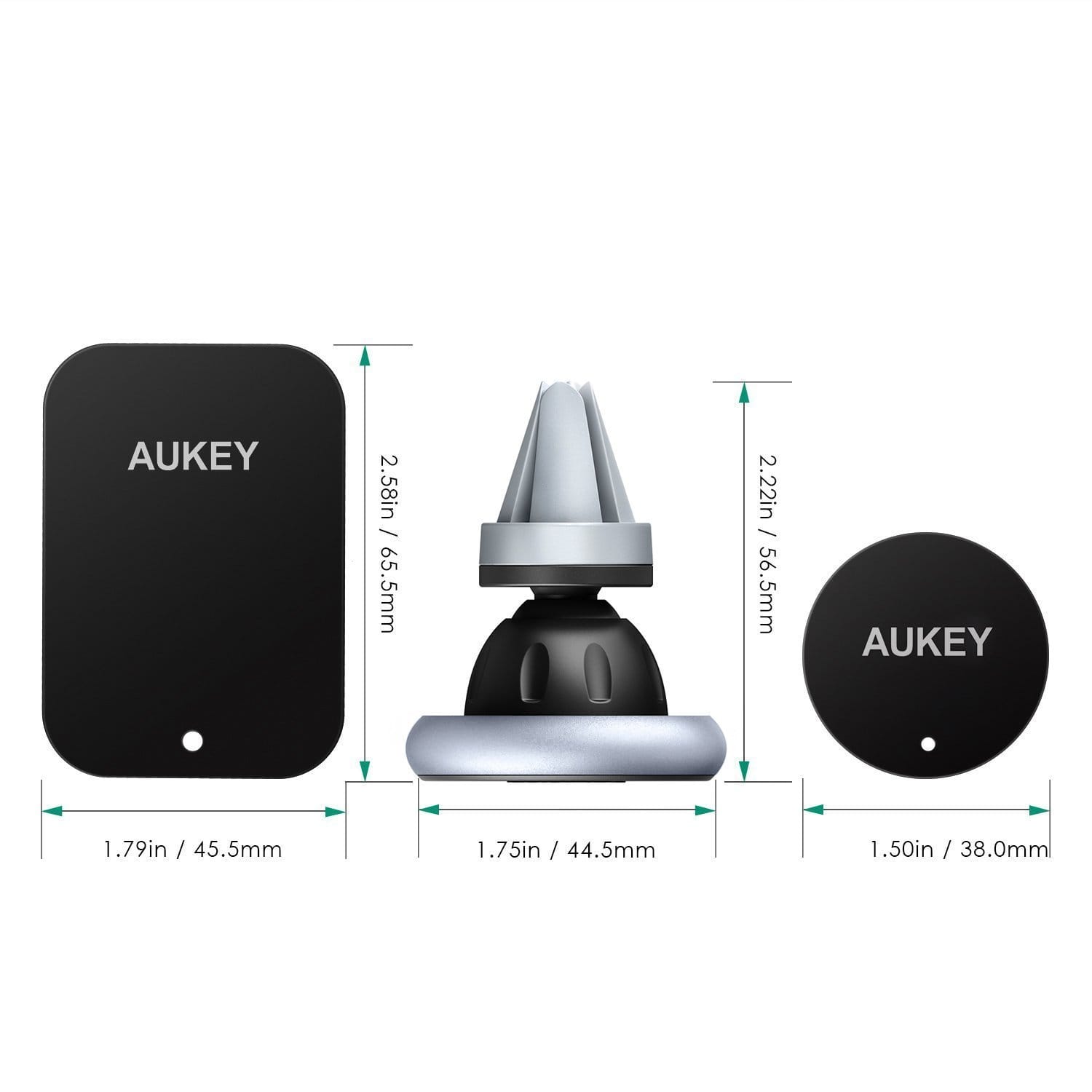 AUKEY HD-C12 Universal Adjustable 360 Air Vent Magnetic Car Mount - Aukey Malaysia Official Store