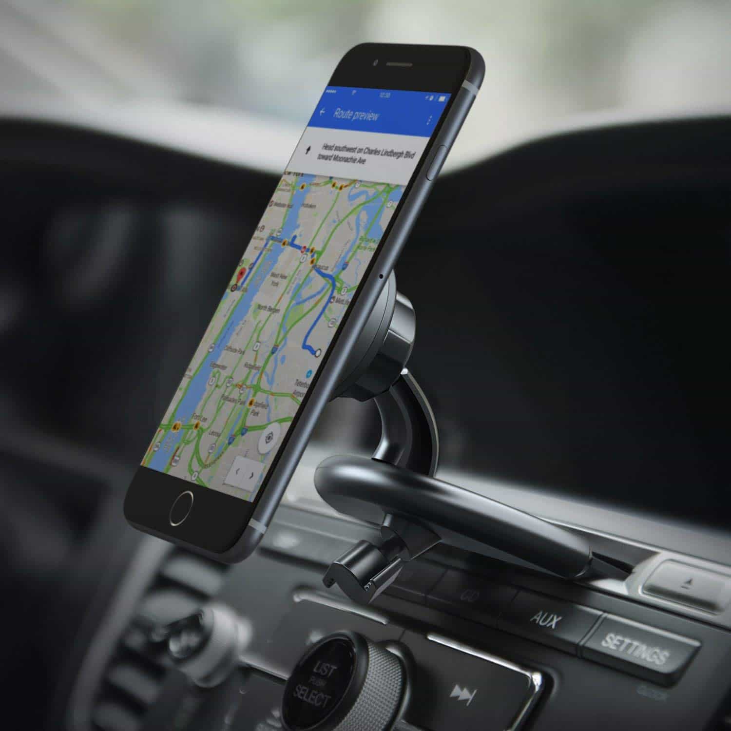 HD-C40 CD Slot Magnetic Phone Car Mount