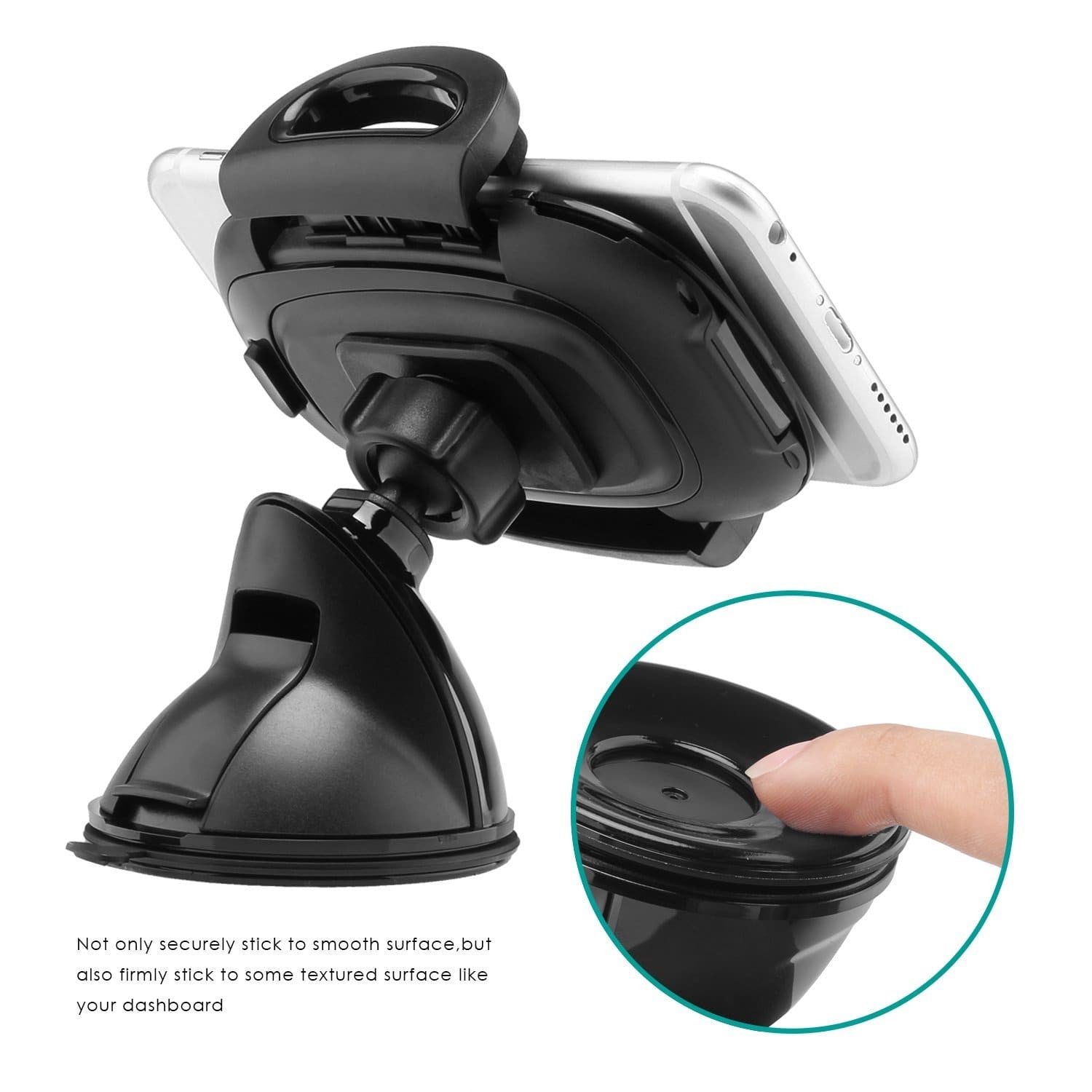 AUKEY HD-C6 Universal Smartphone Windshield Car Mount Holder Cradle for smartphones - Aukey Malaysia Official Store