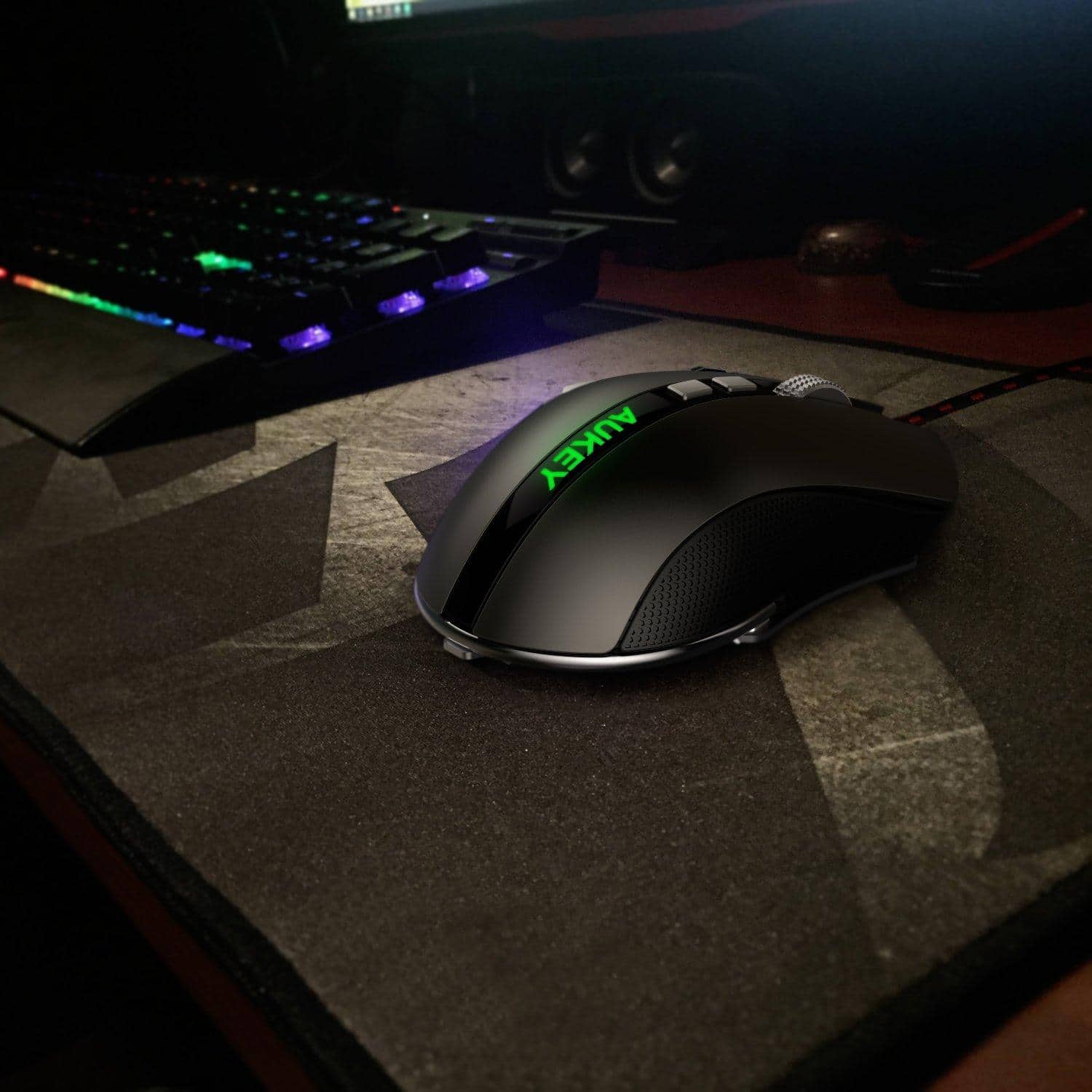 KM-C4 RGB Gaming Mouse With Switches 8 Programmable Buttons