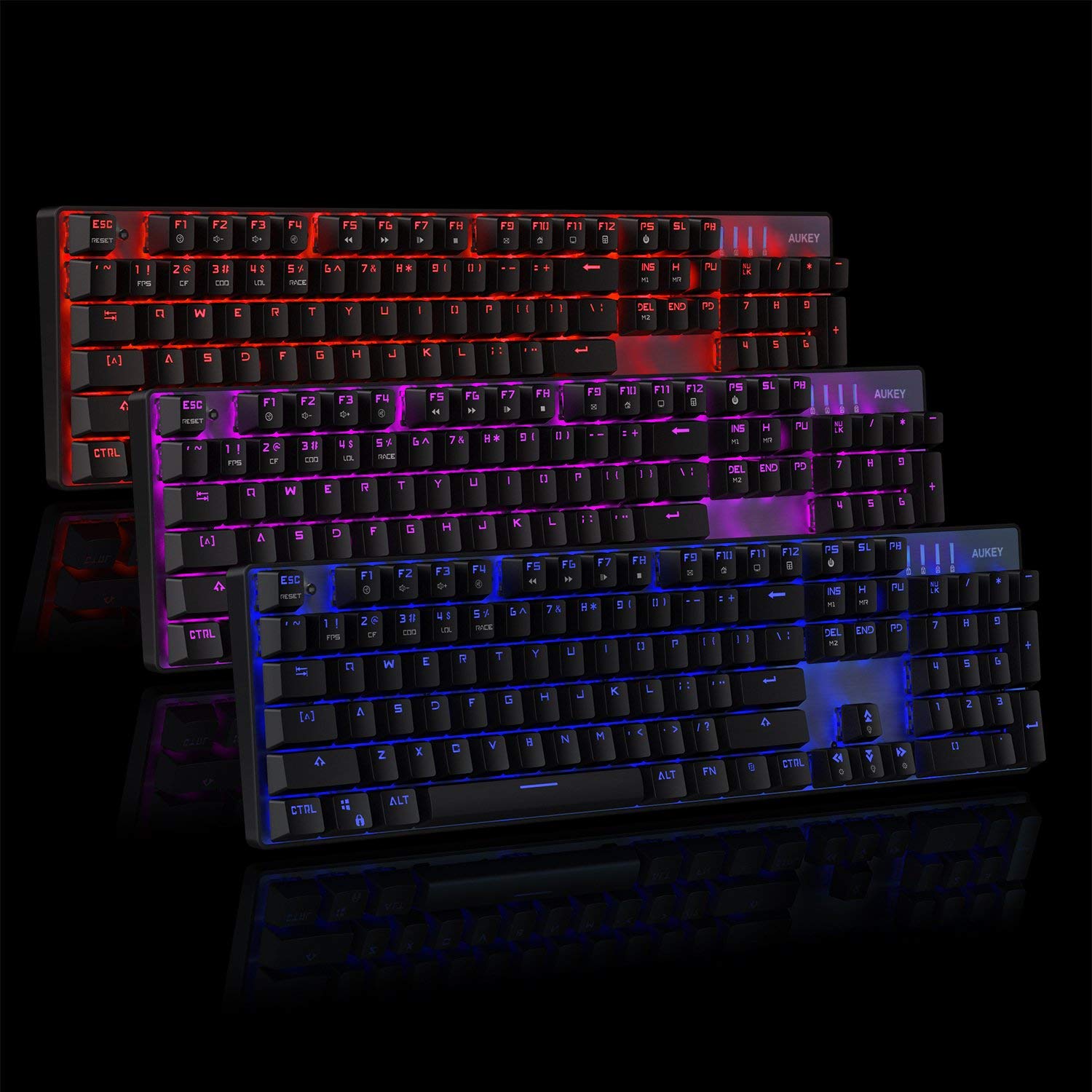 KM-G3 104 Key RGB Backlit Mechanical Keyboard