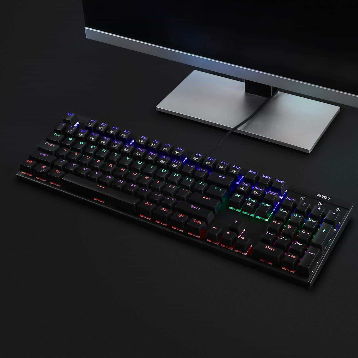 KM-G6 104 Key LED-Backlit Mechanical Keyboard