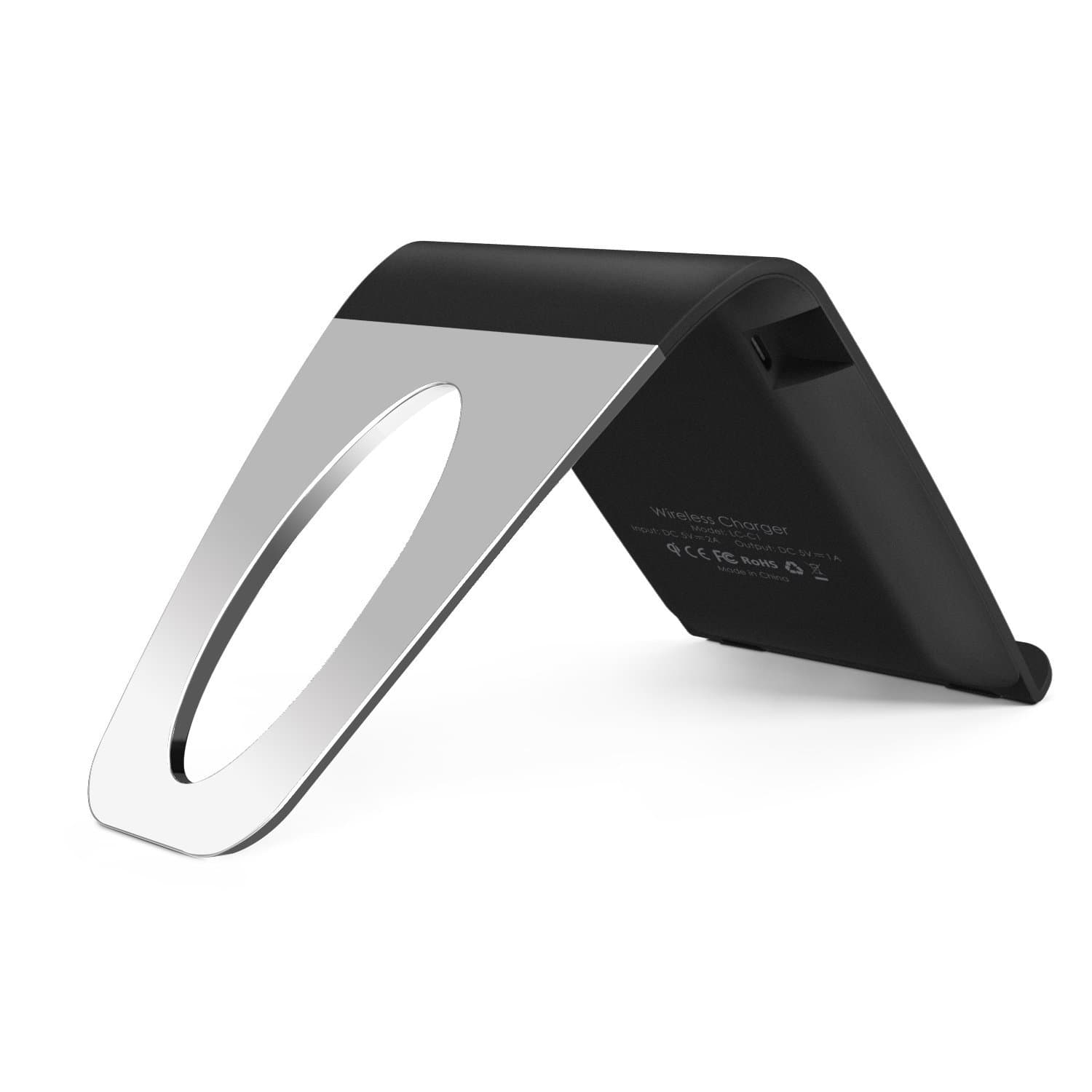 AUKEY LC-C1 Qi Wireless Charging Stand With Three Coils - Aukey Malaysia Official Store