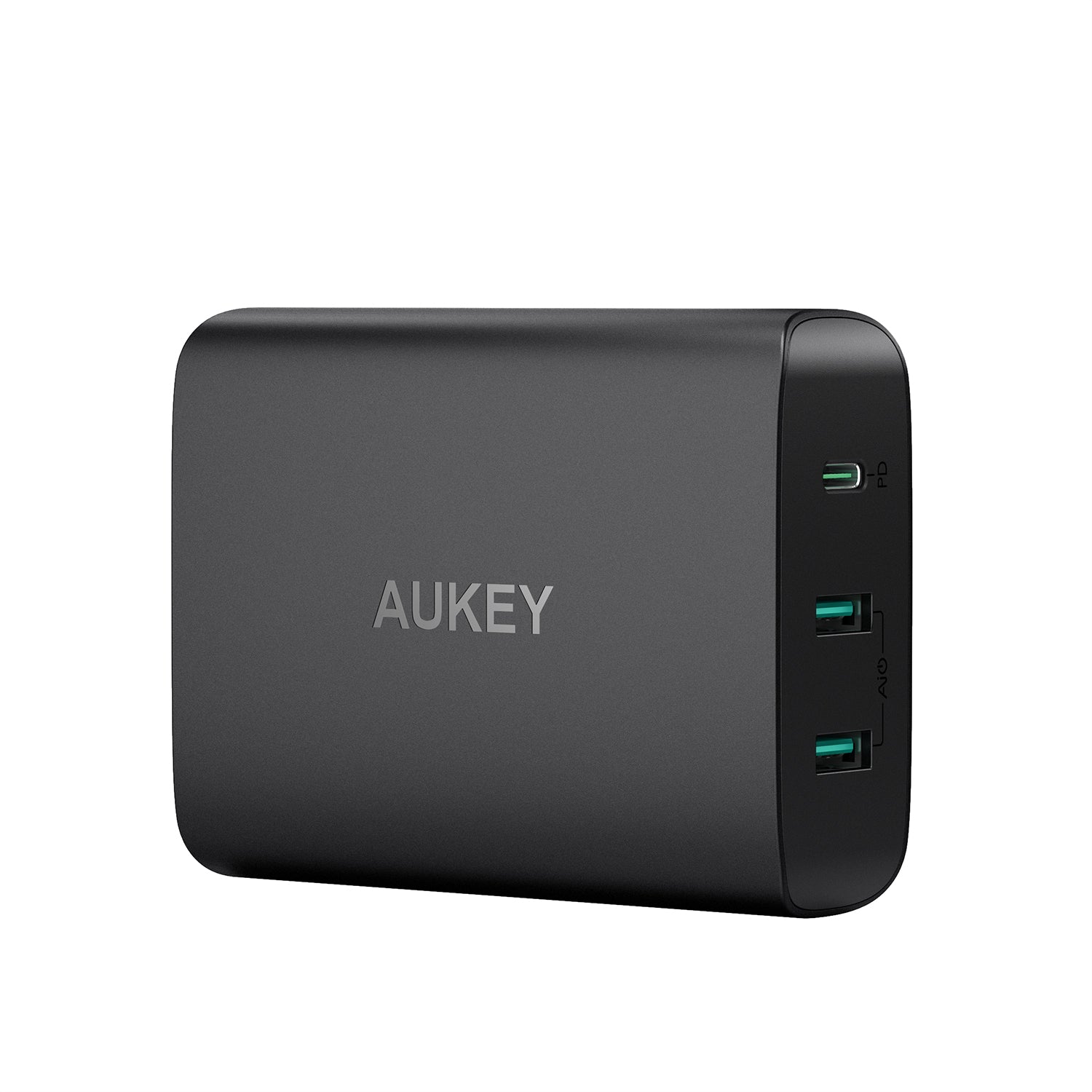 AUKEY PA-Y12 60W USB C Power Delivery 3.0 & Dual Port USB Desktop Charger - Aukey Malaysia Official Store