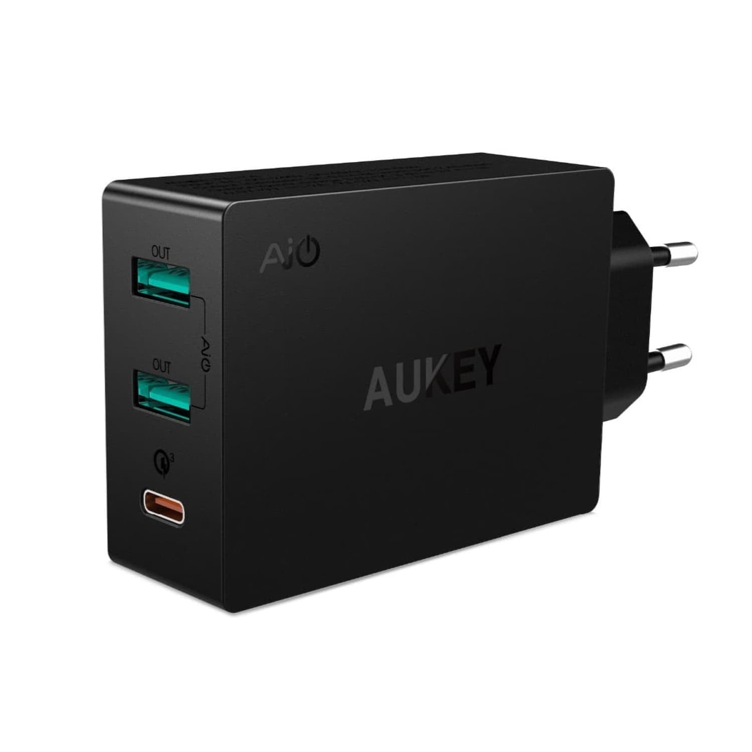 AUKEY PA-Y4 42W Qualcomm Quick Charge 3.0 3 USB C Travel Charger - Aukey Malaysia Official Store