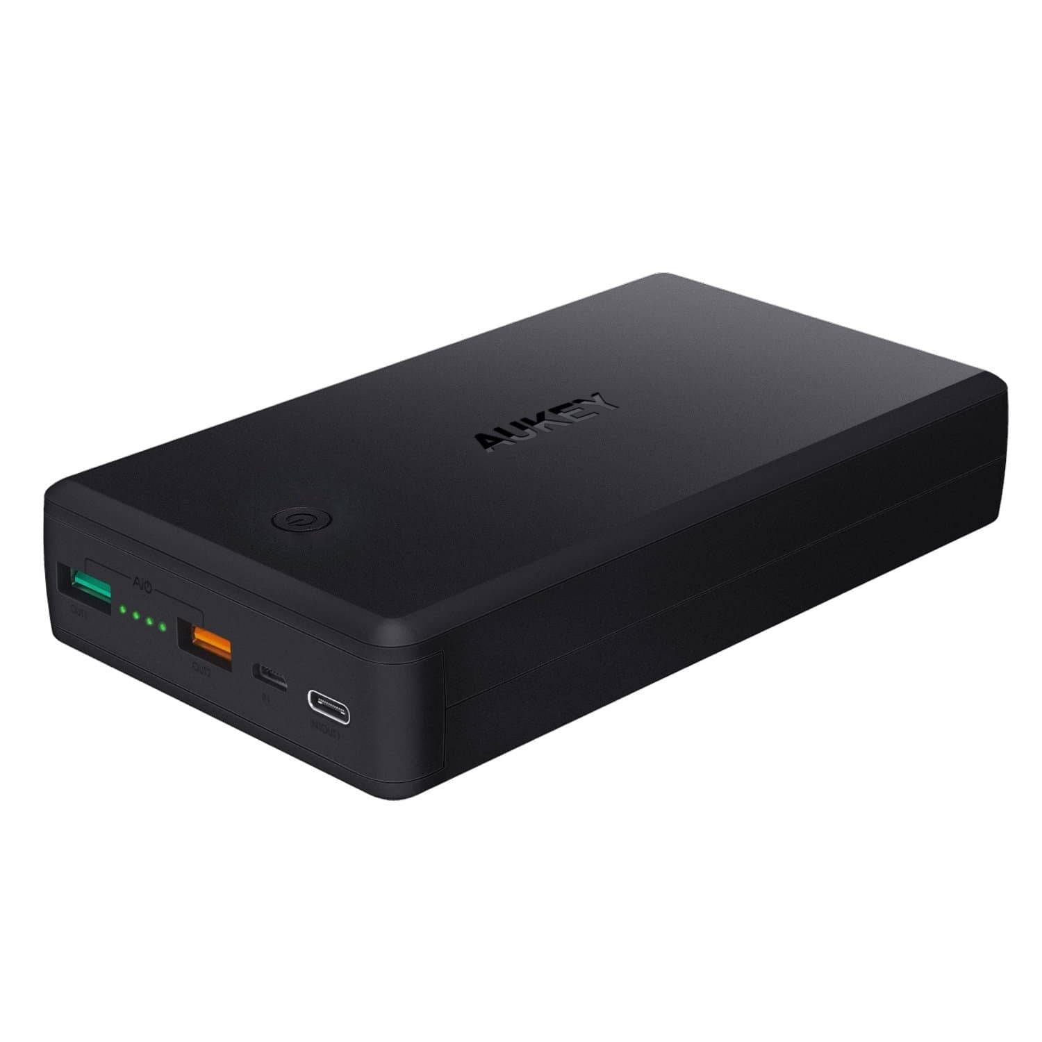 AUKEY PB-Y7 V2 30000mAh Qualcomm Quick Charge 3.0 Power Bank USB C Power Delivery PD 2.0 - Aukey Malaysia Official Store