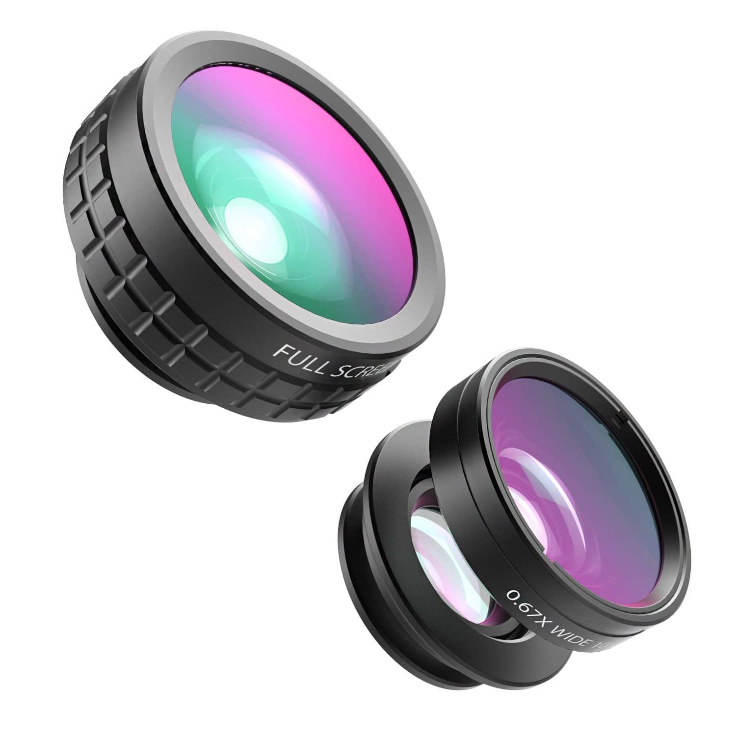 AUKEY PL-A1 Optic Pro 180° Fisheye + 110° Wide Angle + 10X Macro Mini Clip-on Lens - Aukey Malaysia Official Store