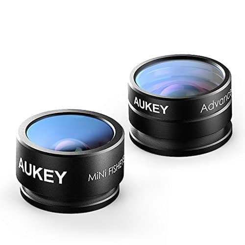 AUKEY PL-A2 - 2 in 1 Mini 10X Macro Lens + Mini 160 FOV Fish Eye Wide-angle Lens - Aukey Malaysia Official Store