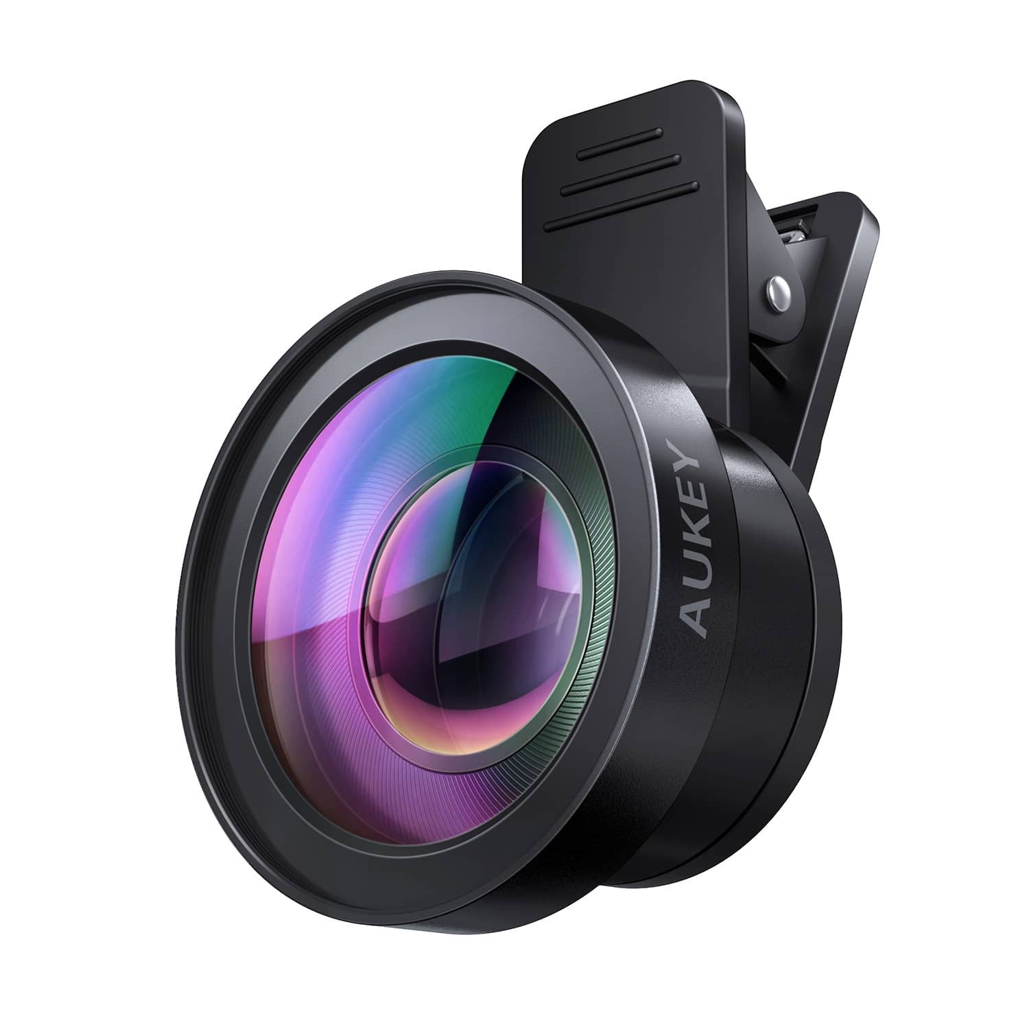 AUKEY PL-WD06  2 in 1 Clip Ora Lens Kit On with 0.45X Wide Angle + 15X Macro Lens - Aukey Malaysia Official Store