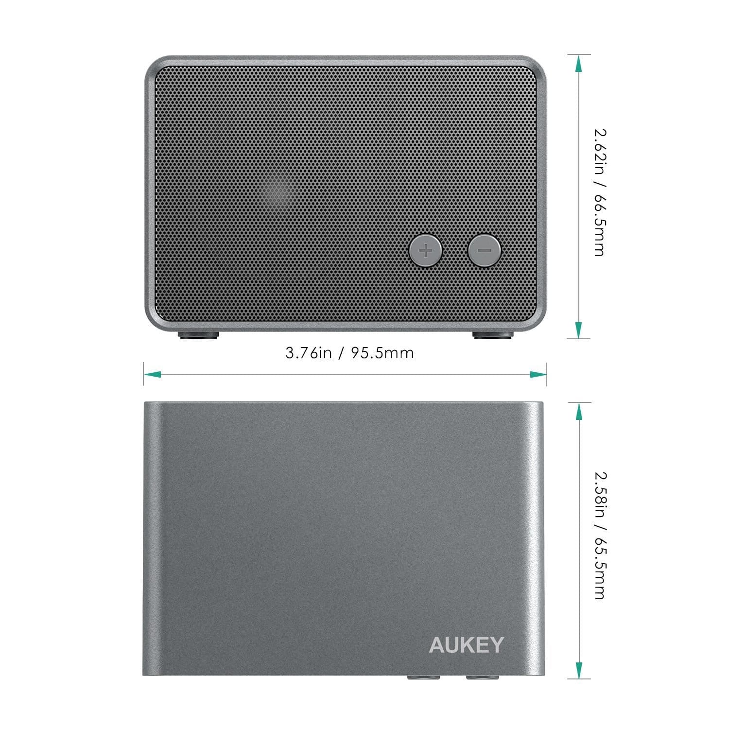 AUKEY SK-M28 Portable wireless Bluetooth mini Speaker with Stereo Sound - Aukey Malaysia Official Store