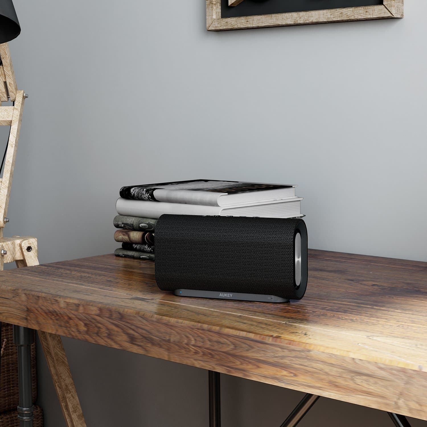 AUKEY SK-M30 Eclipse Bluetooth Speaker Enhanced Bass With Dual Passive Radiators - Aukey Malaysia Official Store